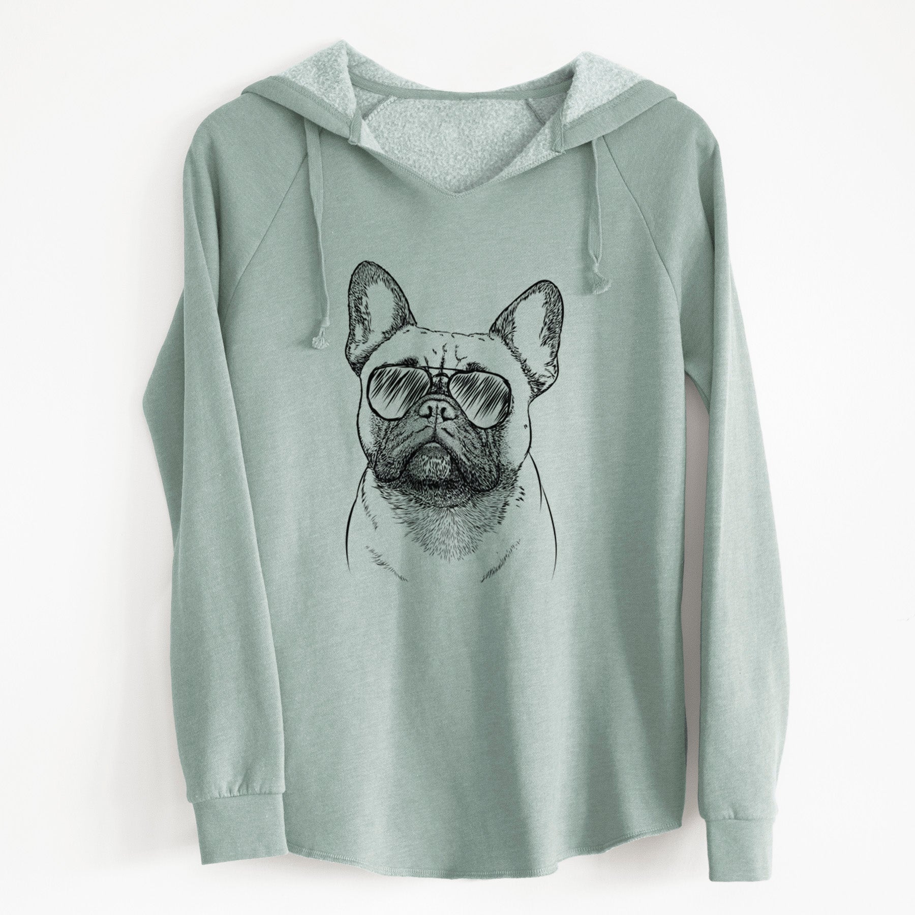 Aviator Kingsleigh the French Bulldog - Cali Wave Hooded Sweatshirt