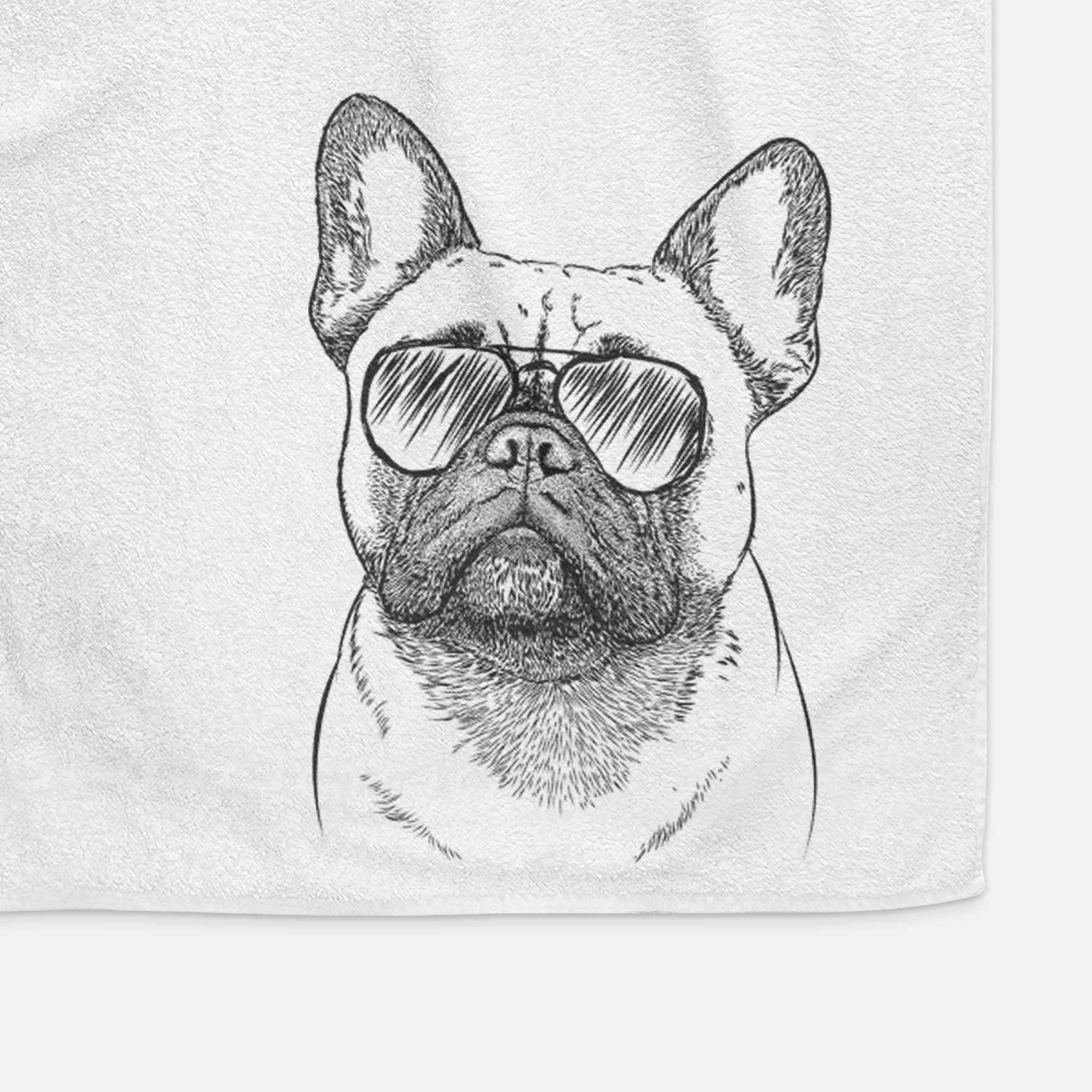 Kingsleigh the French Bulldog Decorative Hand Towel