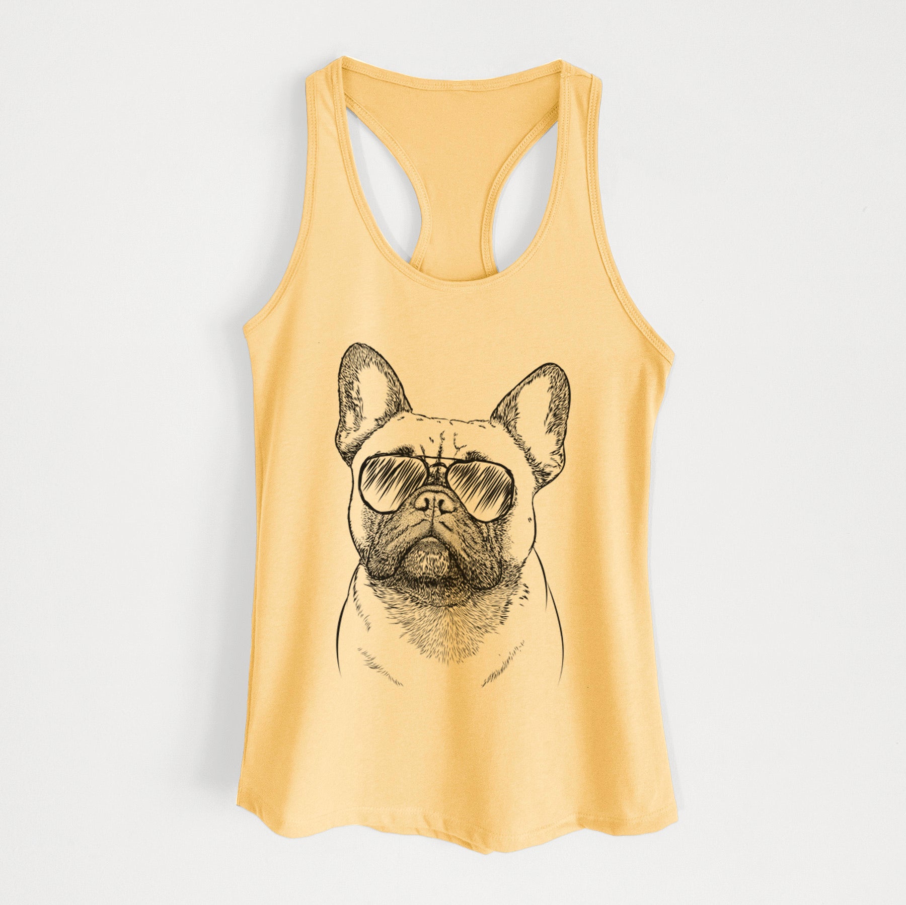 Kingsleigh the French Bulldog - Women's Racerback Tanktop