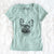 Aviator Kingsleigh the French Bulldog - Women's V-neck Shirt