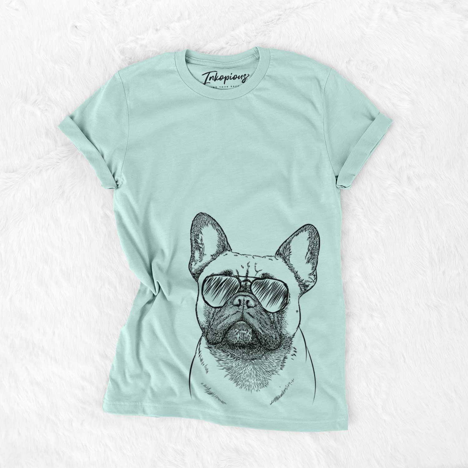 Aviator Kingsleigh the French Bulldog - Unisex Crewneck