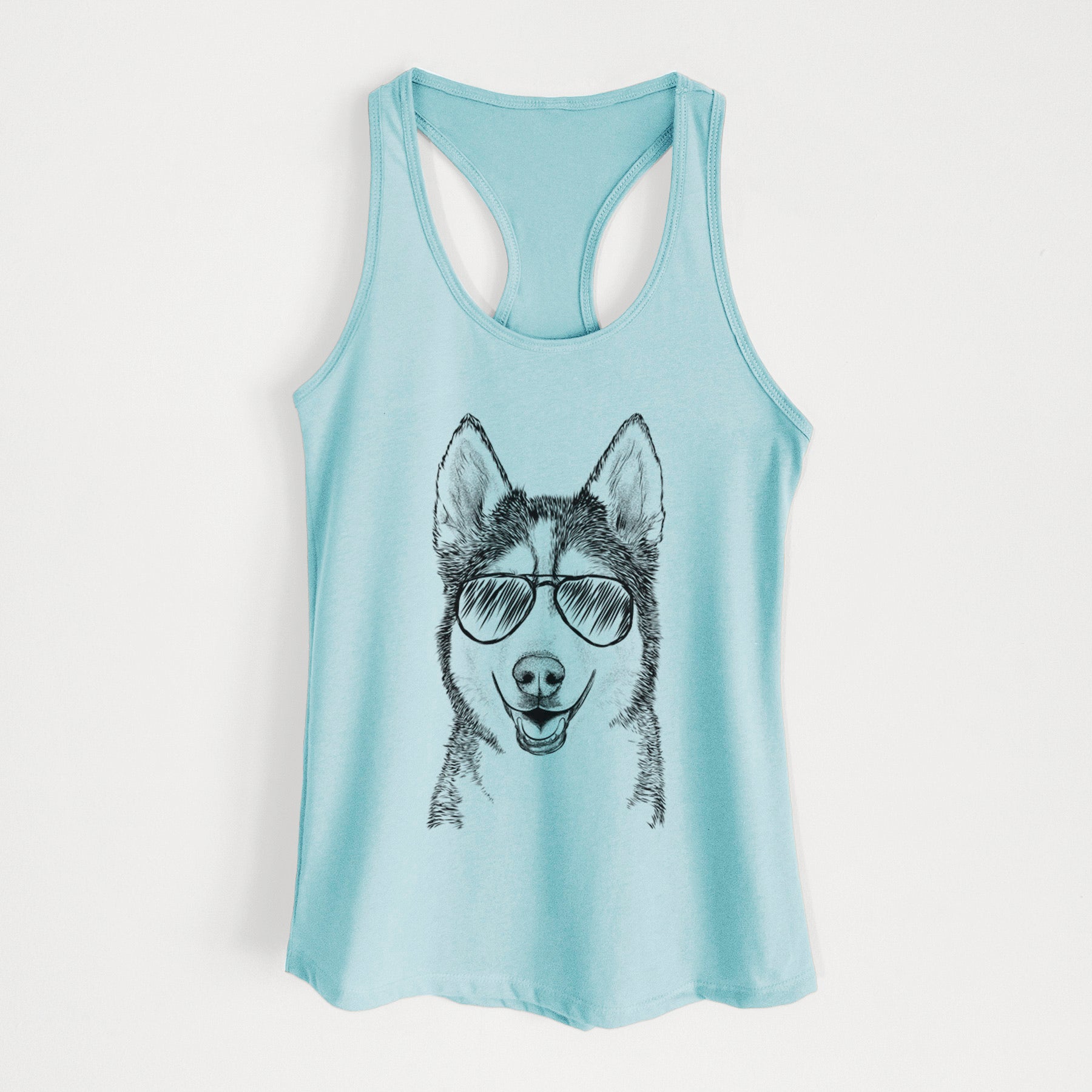 Kira the Siberian Husky - Women's Racerback Tanktop