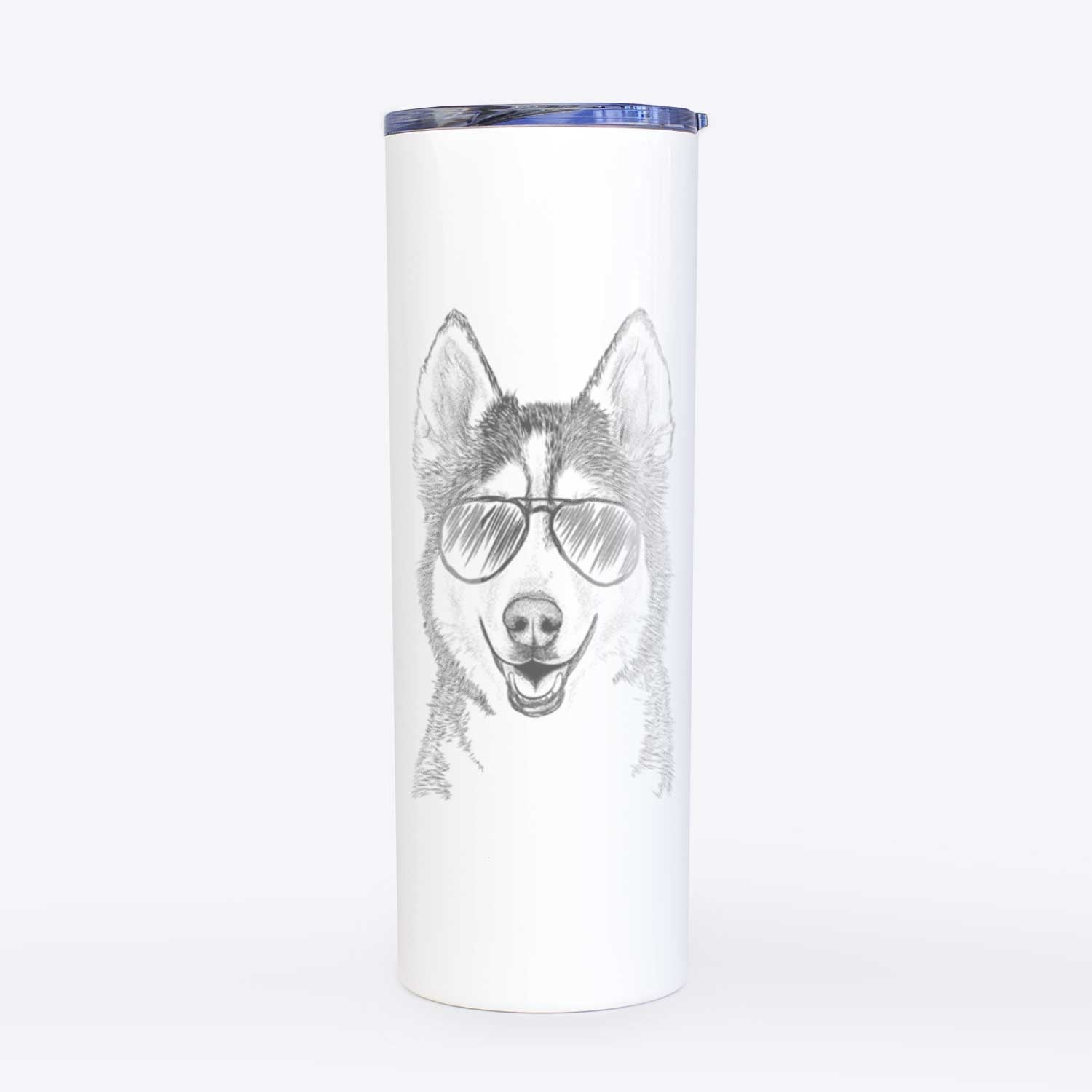 Kira the Siberian Husky - 20oz Skinny Tumbler