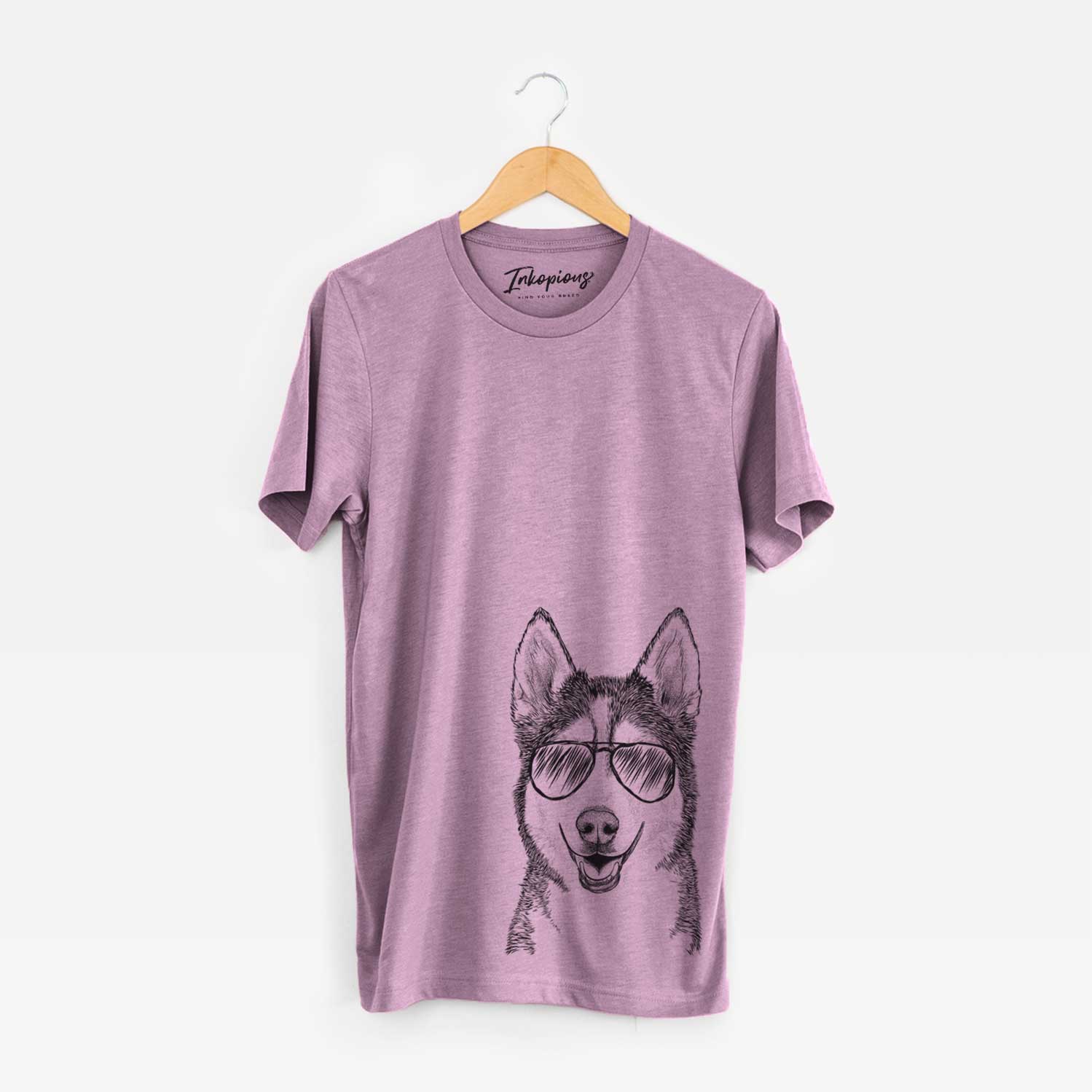 Aviator Kira the Siberian Husky - Unisex Crewneck