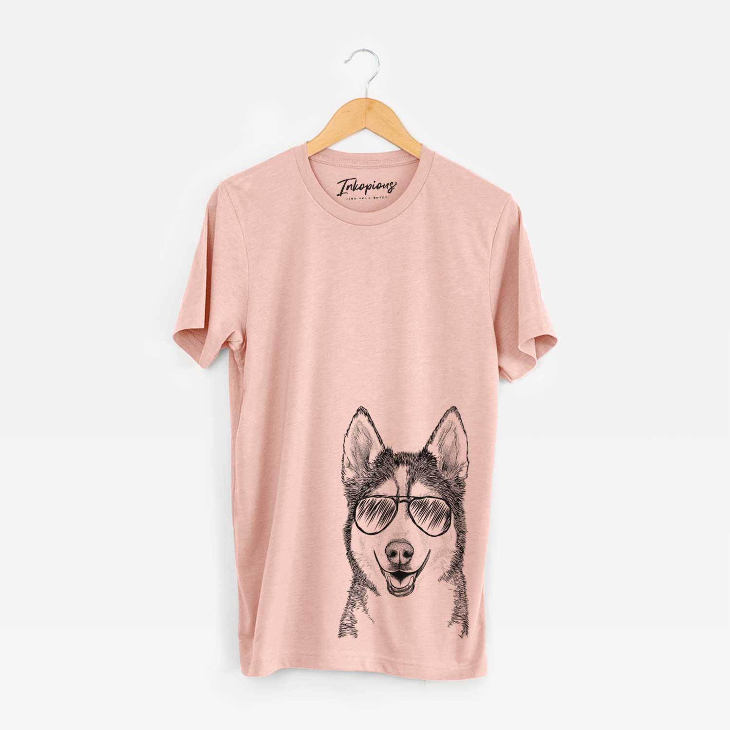 Aviator Kira the Siberian Husky - Unisex Crewneck