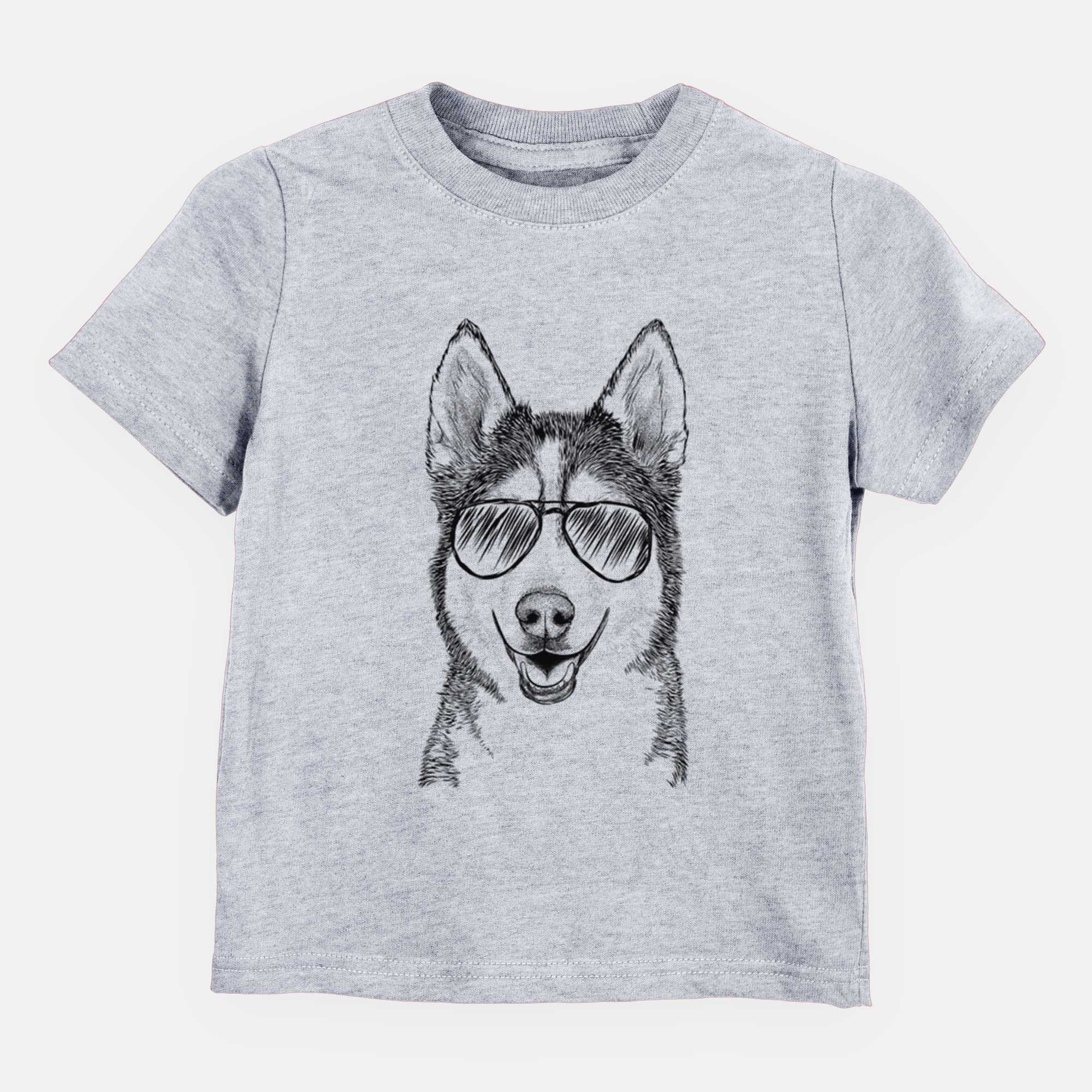 Aviator Kira the Siberian Husky - Kids/Youth/Toddler Shirt