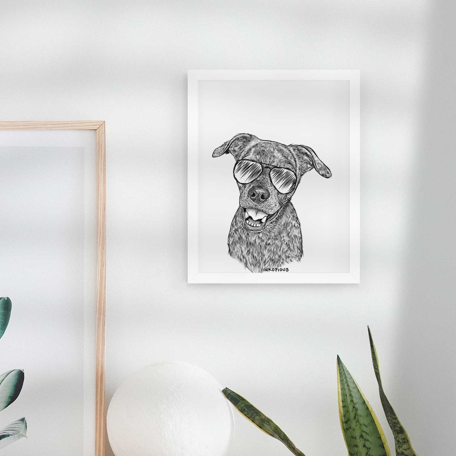 Kirby the Mountain Cur Mix Art Print