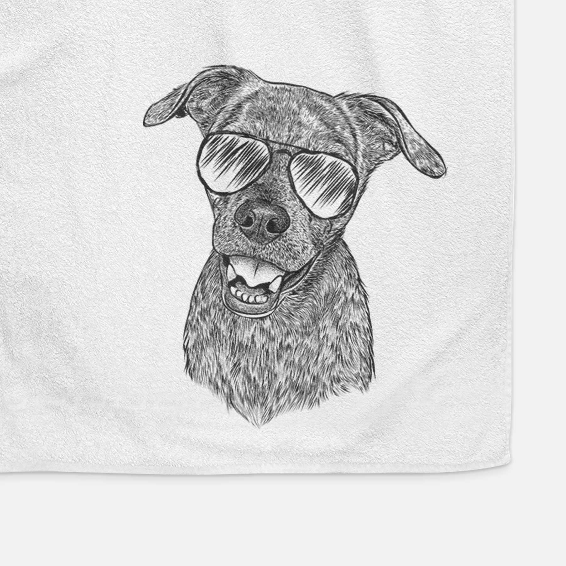 Kirby the Mountain Cur Mix Decorative Hand Towel