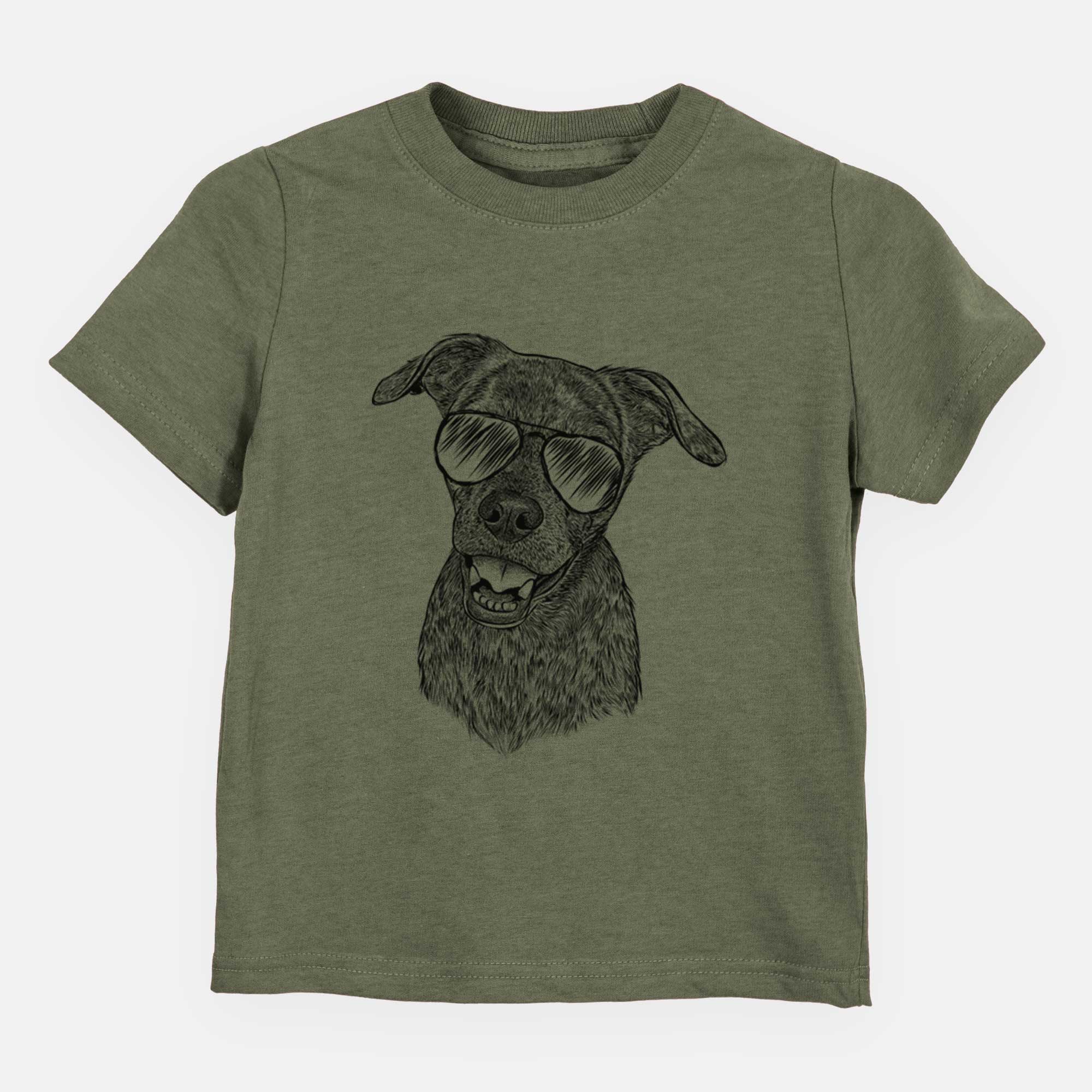 Aviator Kirby the Mountain Cur Mix - Kids/Youth/Toddler Shirt