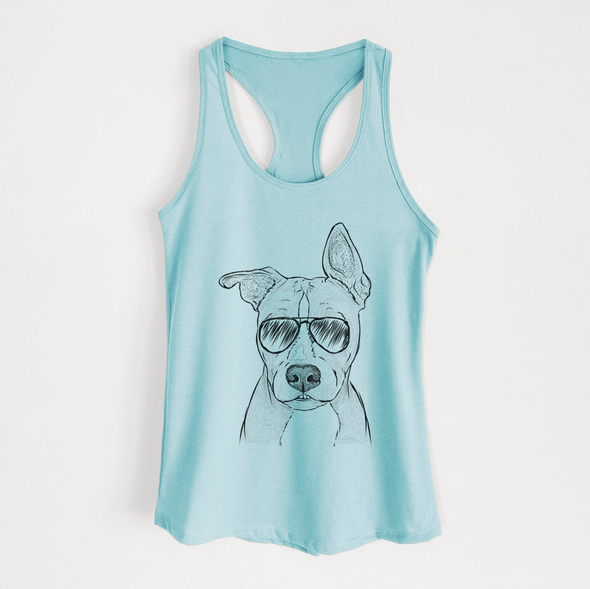 Kisses the Pitbull - Women's Racerback Tanktop