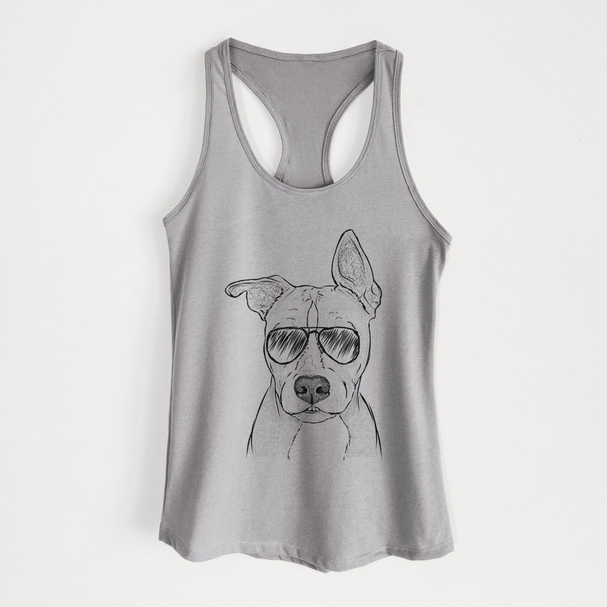 Kisses the Pitbull - Women's Racerback Tanktop
