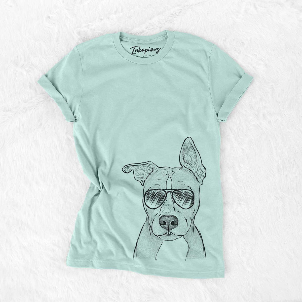 Aviator Kisses the Pitbull - Unisex Crewneck