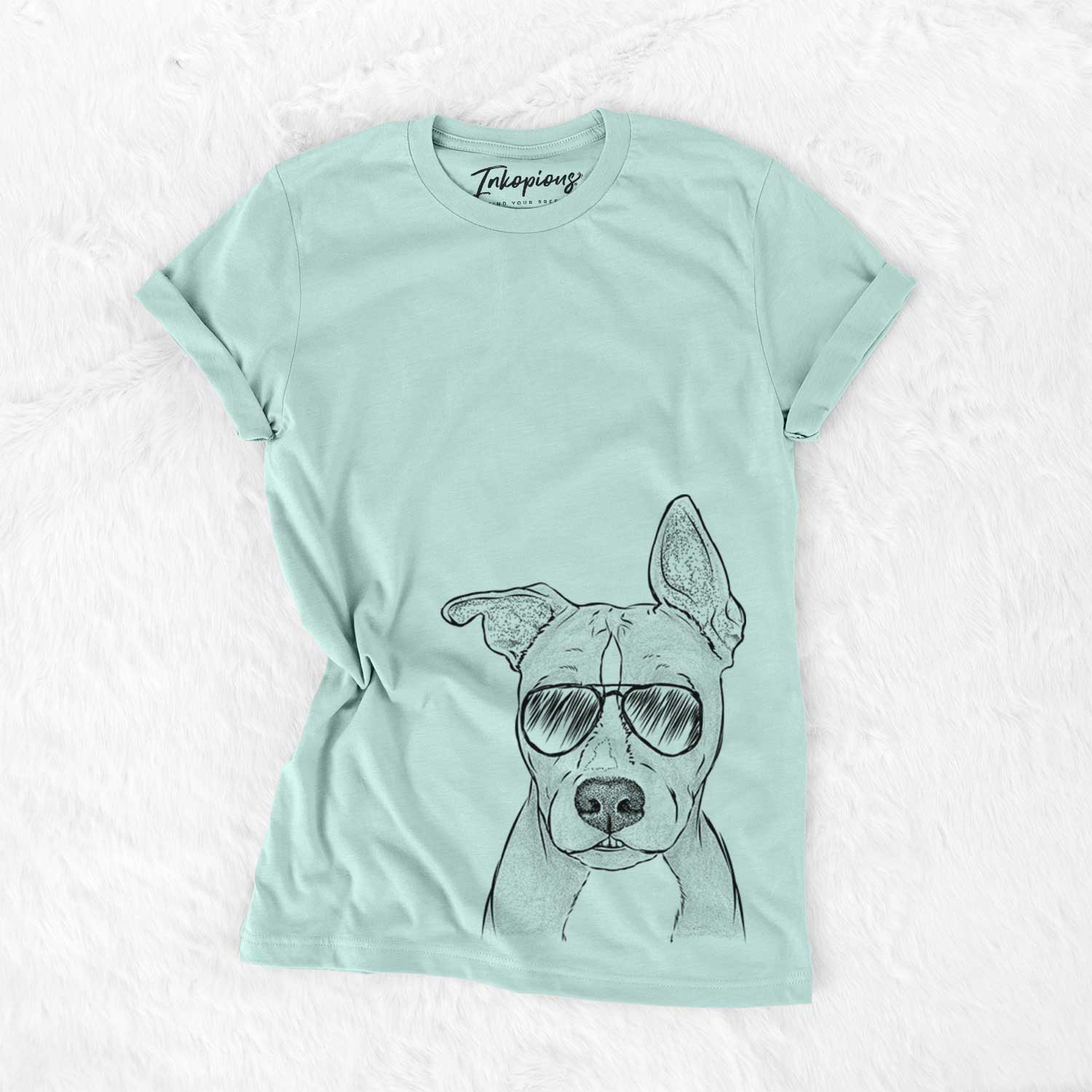Aviator Kisses the Pitbull - Unisex Crewneck