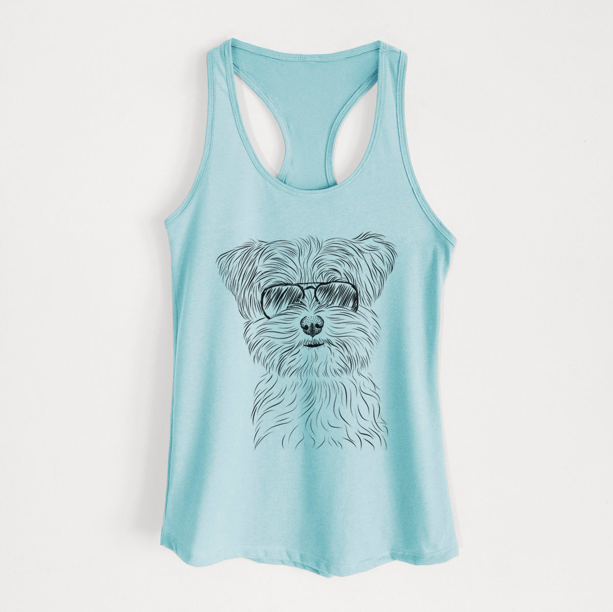 Kiwi the Morkie - Women's Racerback Tanktop