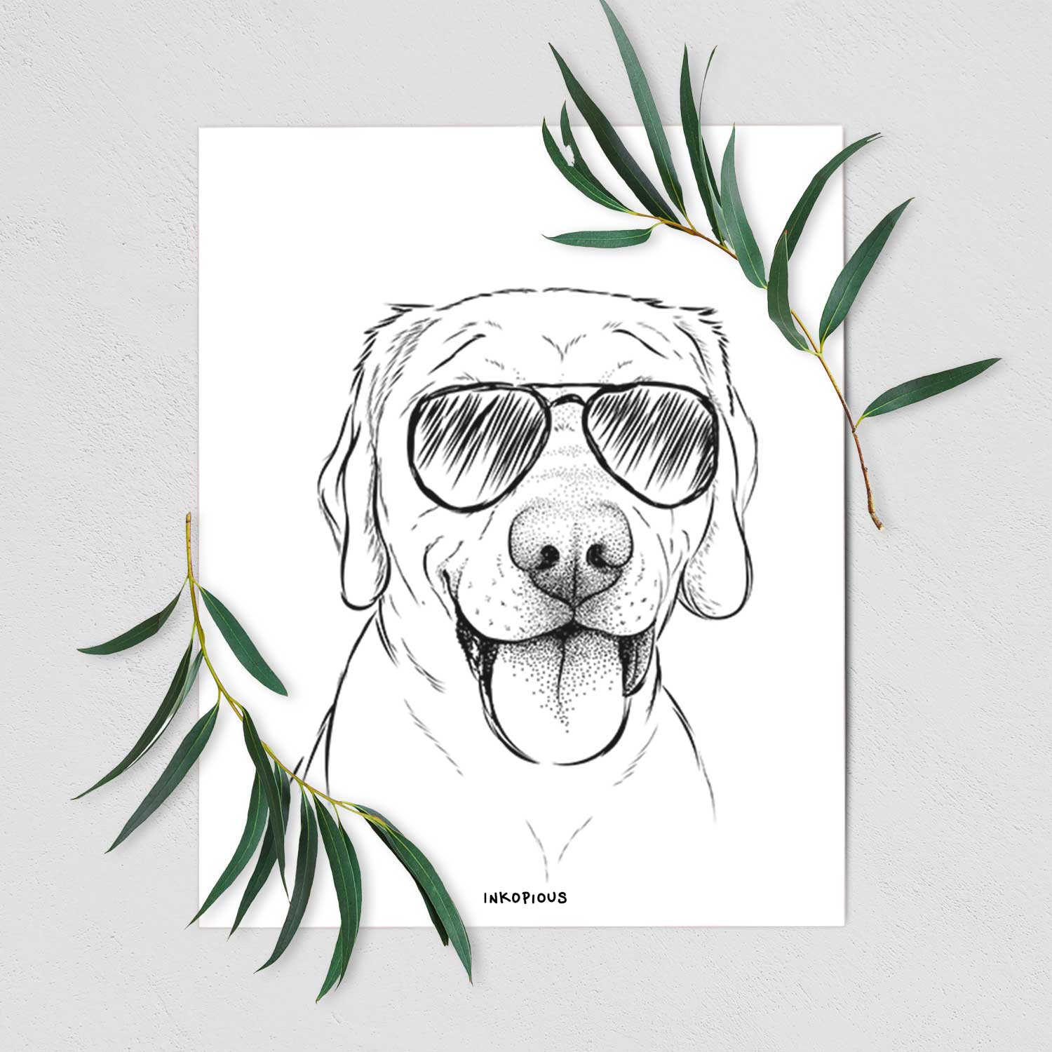 Klay the Labrador Retriever Art Print