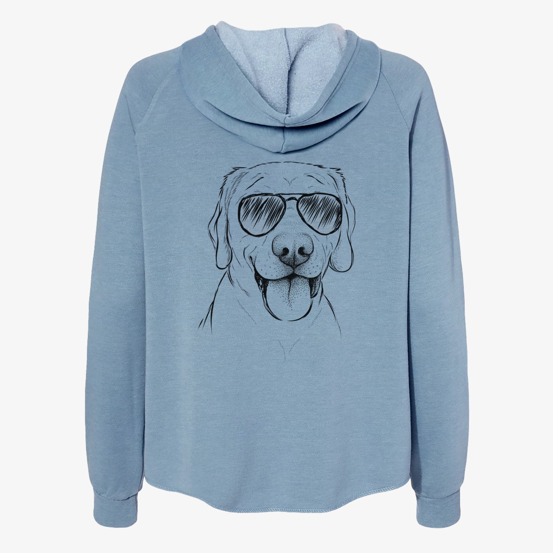 Klay the Labrador Retriever - Women's Cali Wave Zip-Up Sweatshirt