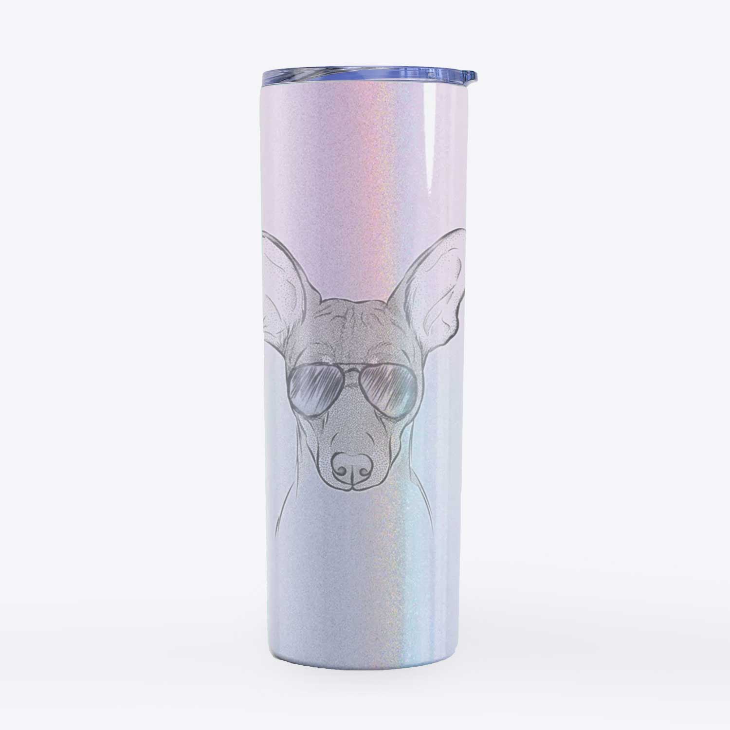 Knox the Rat Terrier - 20oz Skinny Tumbler