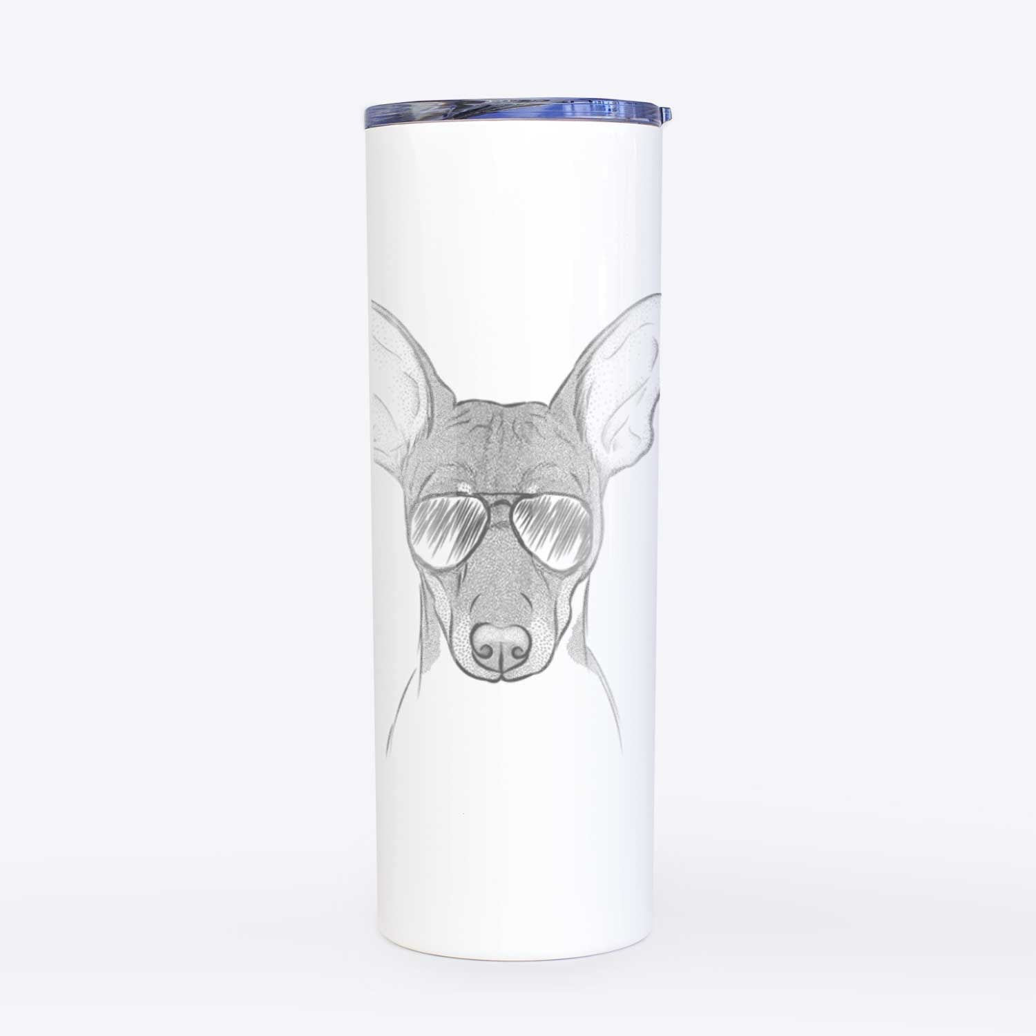 Knox the Rat Terrier - 20oz Skinny Tumbler