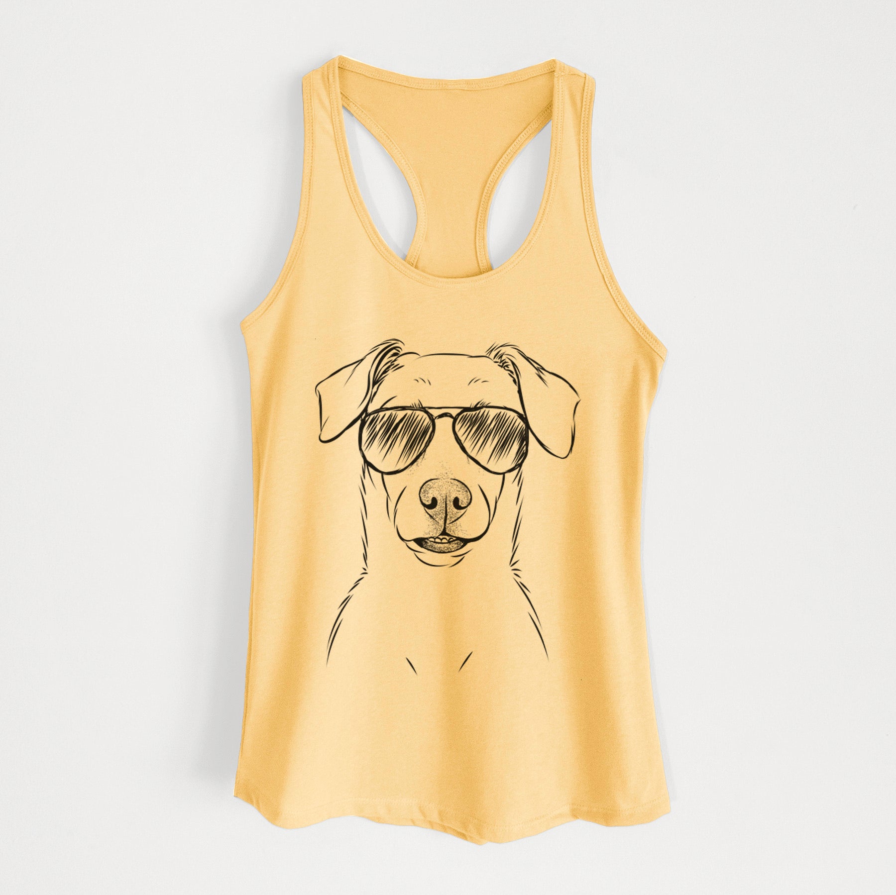 Koa the Jack Russell Terrier - Women's Racerback Tanktop