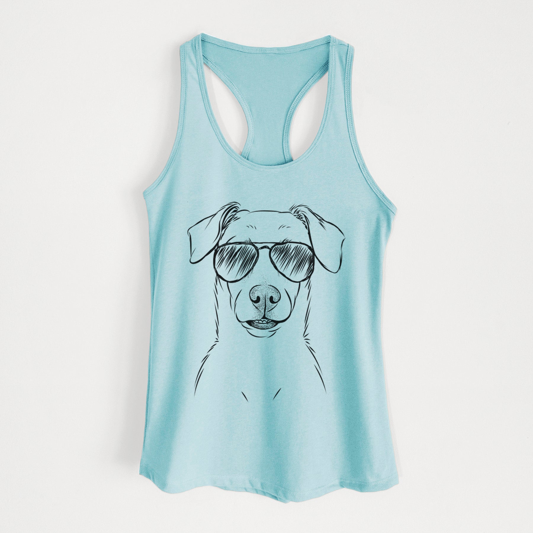 Koa the Jack Russell Terrier - Women's Racerback Tanktop