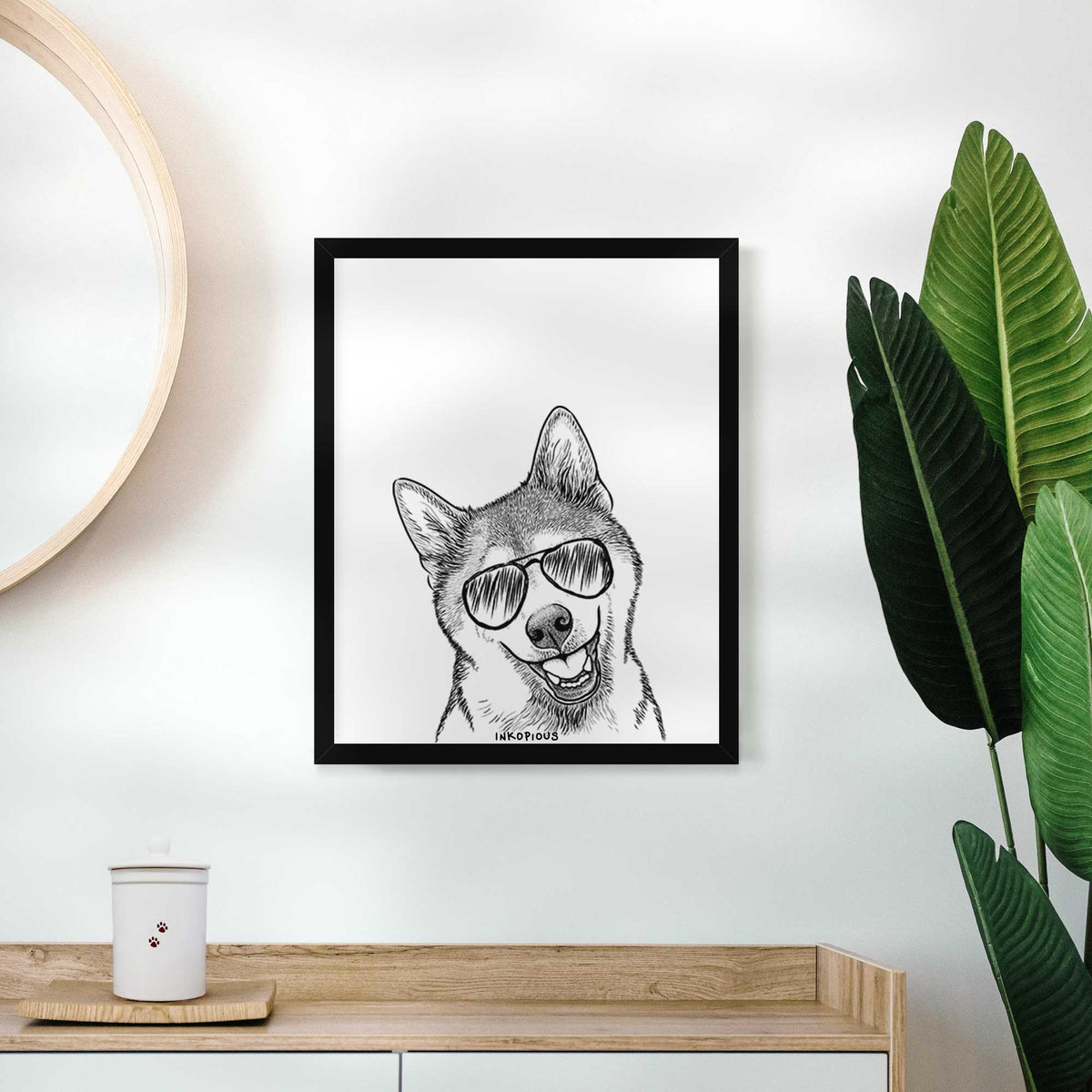Koby the Shiba Inu Art Print