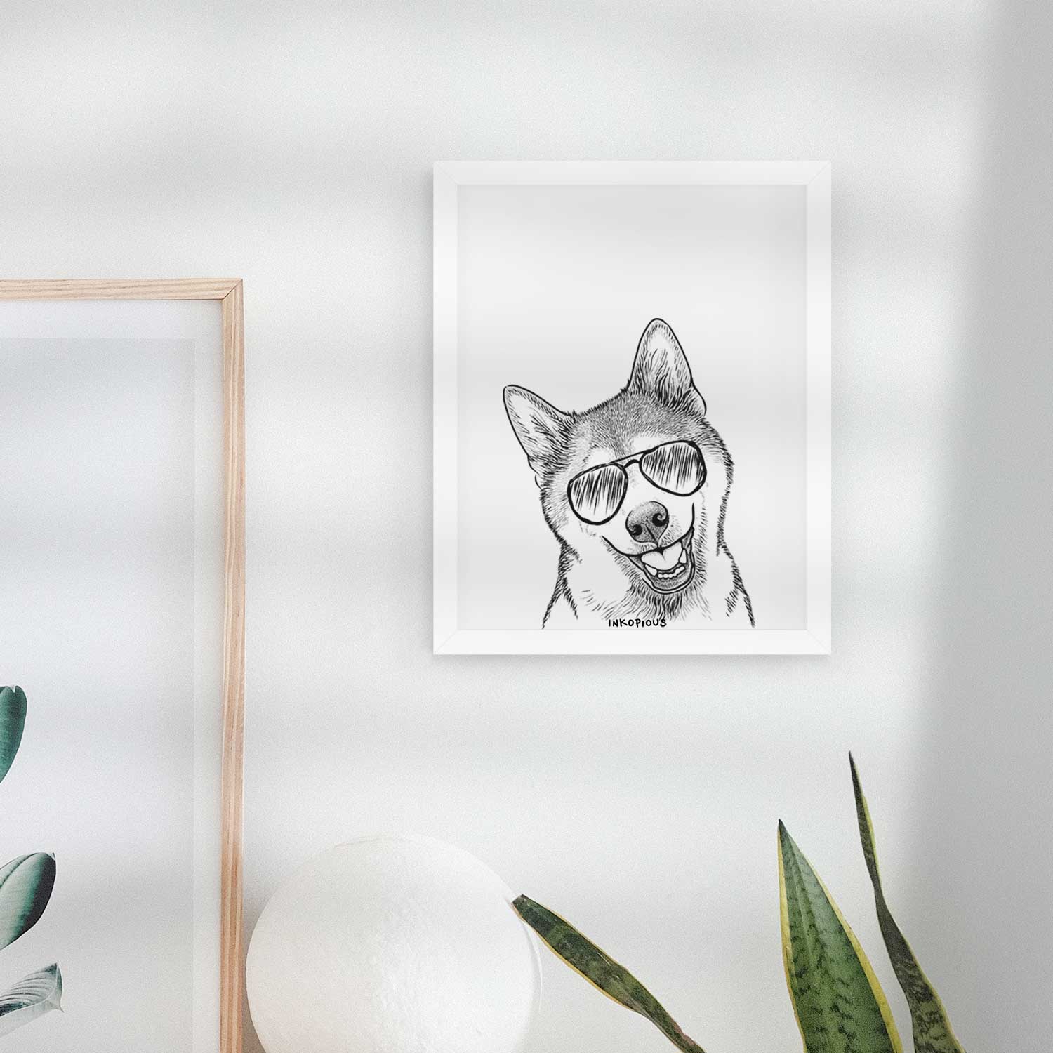 Koby the Shiba Inu Art Print
