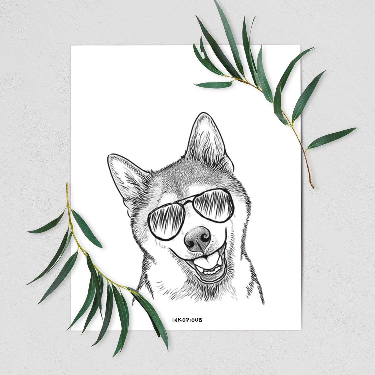 Koby the Shiba Inu Art Print