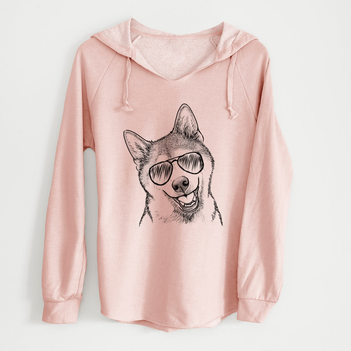 Aviator Koby the Shiba Inu - Cali Wave Hooded Sweatshirt