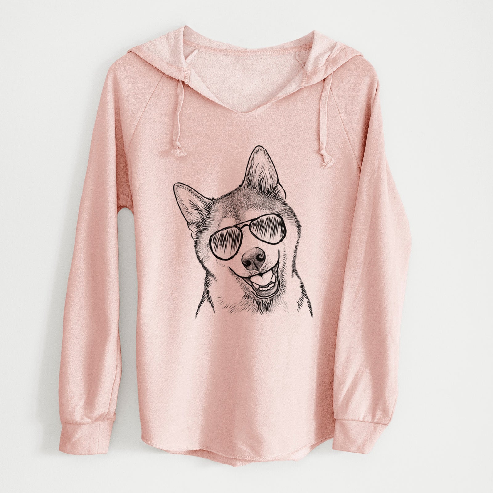 Aviator Koby the Shiba Inu - Cali Wave Hooded Sweatshirt