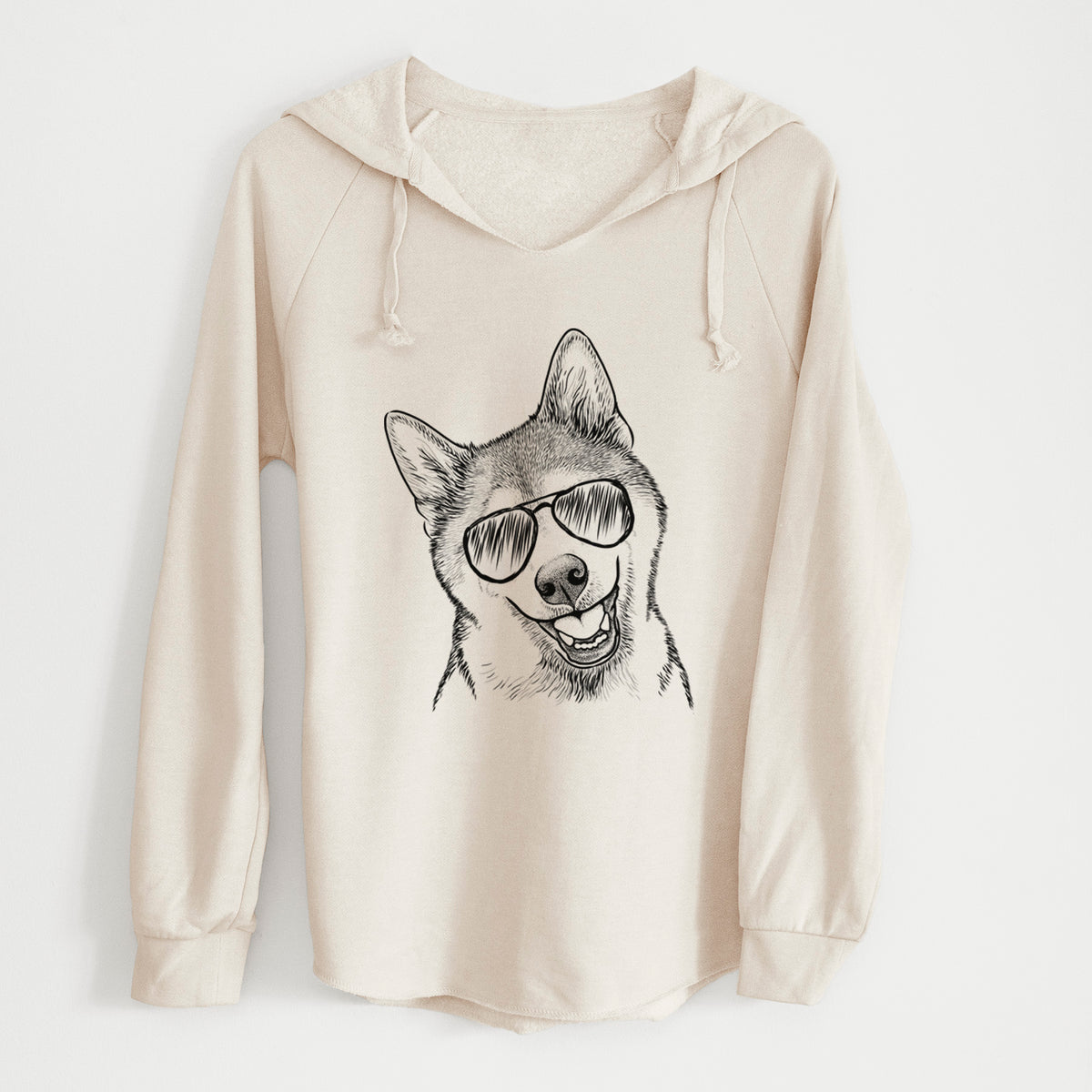 Aviator Koby the Shiba Inu - Cali Wave Hooded Sweatshirt