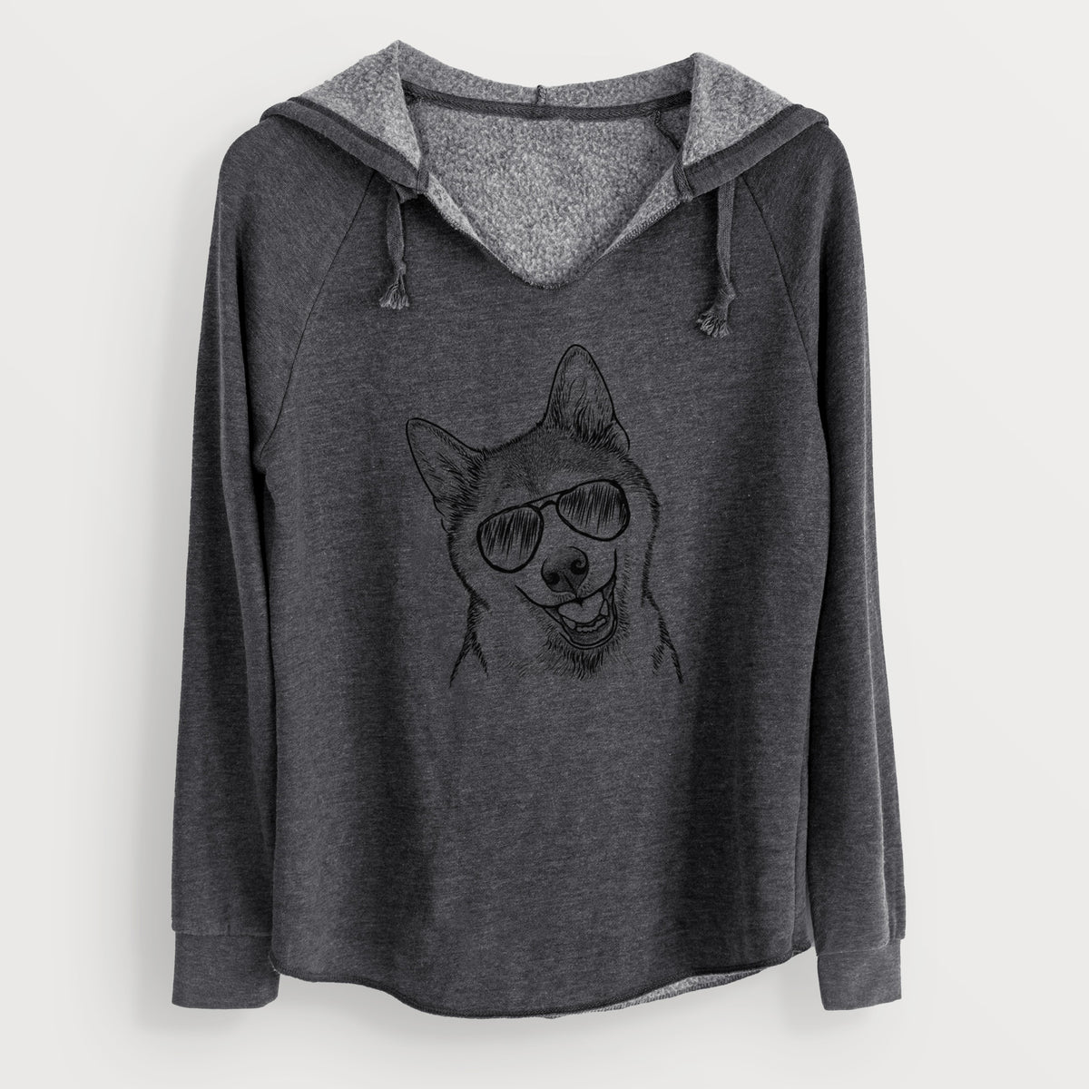 Aviator Koby the Shiba Inu - Cali Wave Hooded Sweatshirt