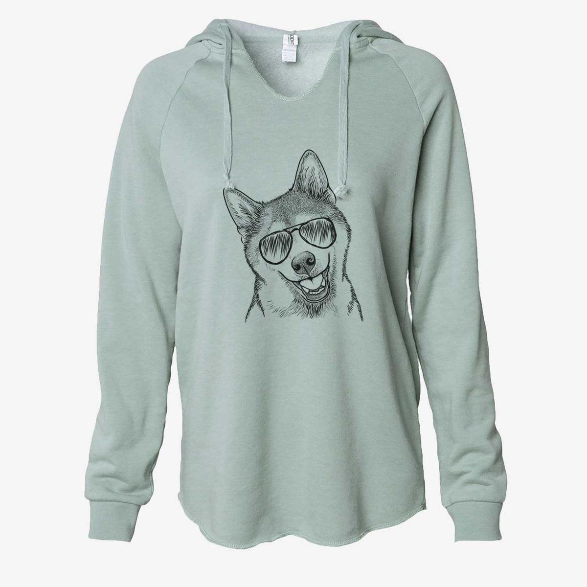Koby the Shiba Inu - Cali Wave Hooded Sweatshirt