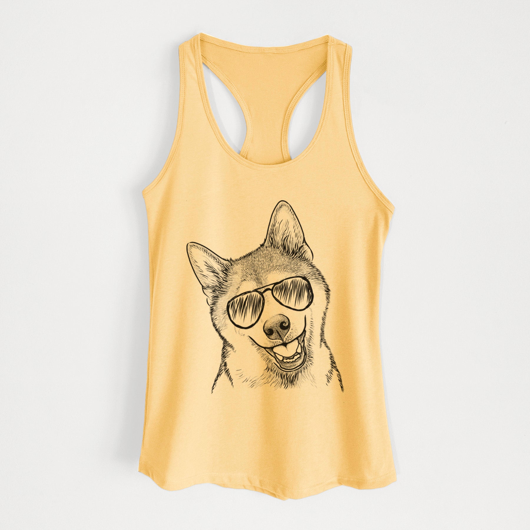 Koby the Shiba Inu - Women's Racerback Tanktop