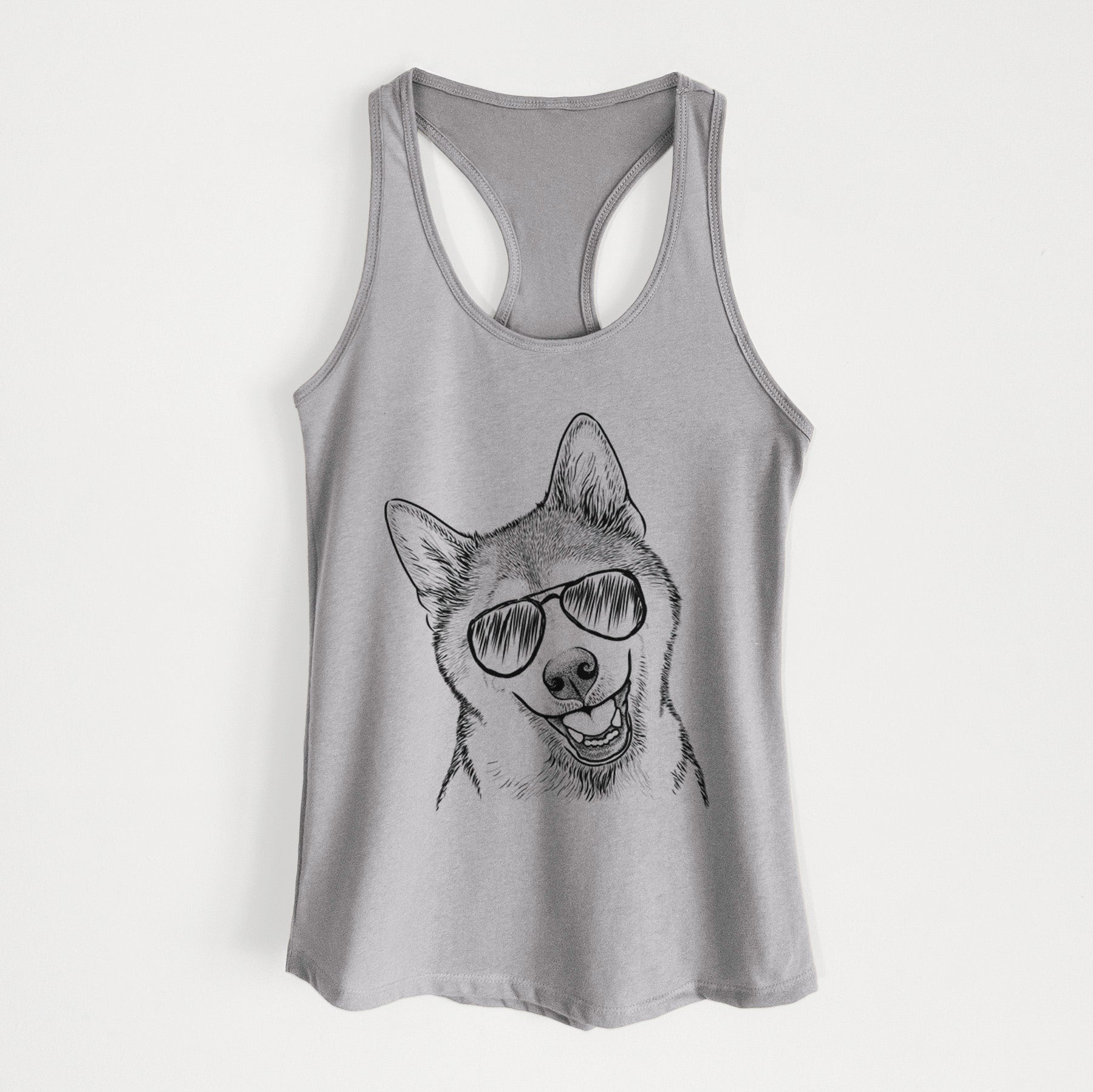 Koby the Shiba Inu - Women's Racerback Tanktop