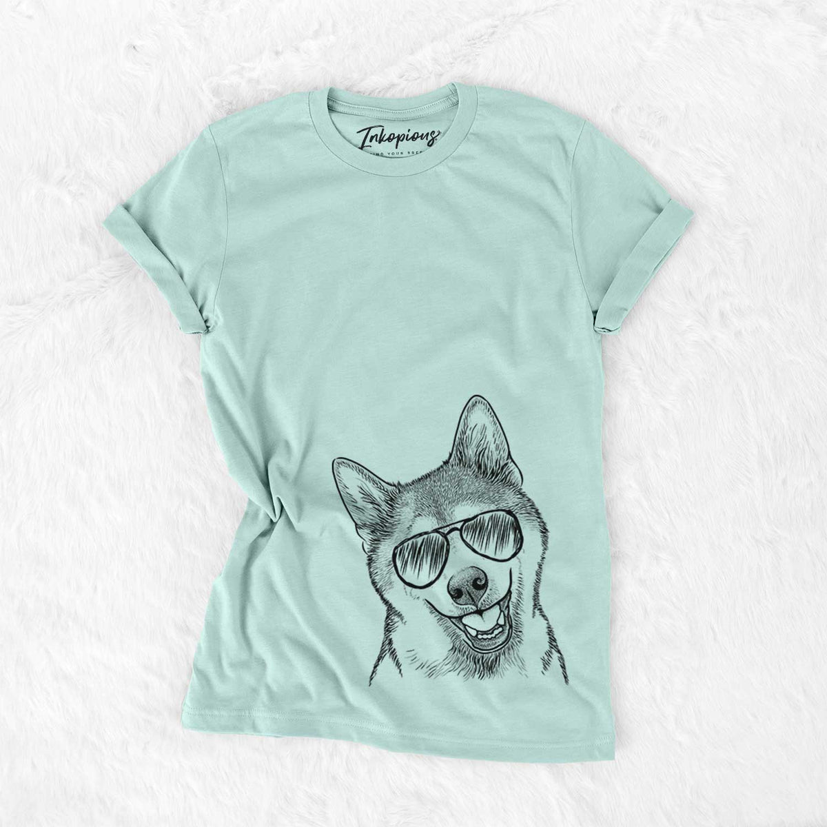 Aviator Koby the Shiba Inu - Unisex Crewneck