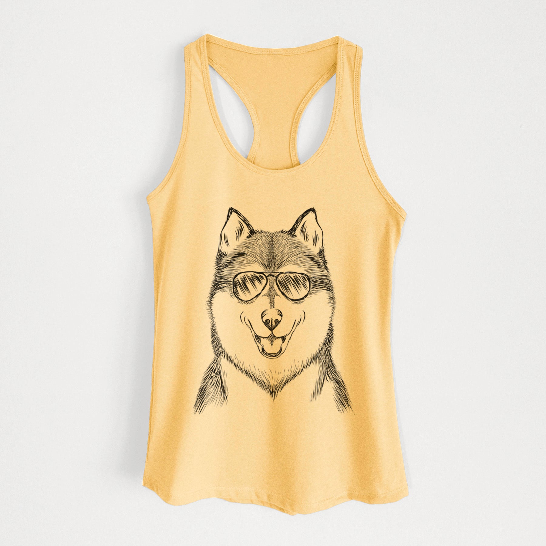 Koda the Siberian Husky - Women's Racerback Tanktop