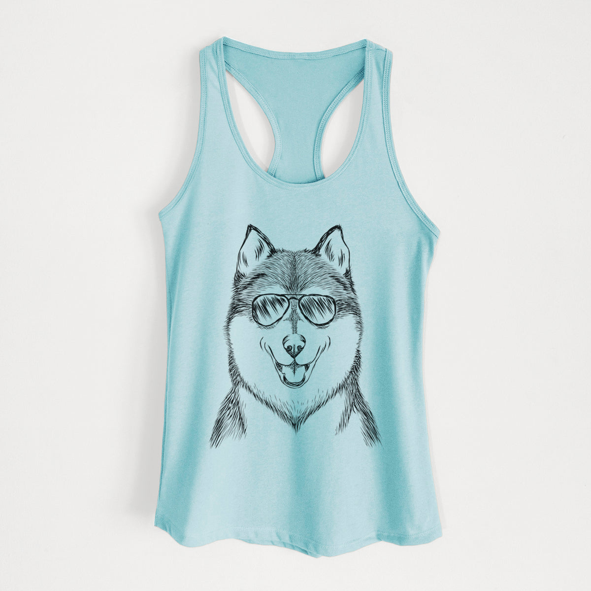 Koda the Siberian Husky - Women's Racerback Tanktop