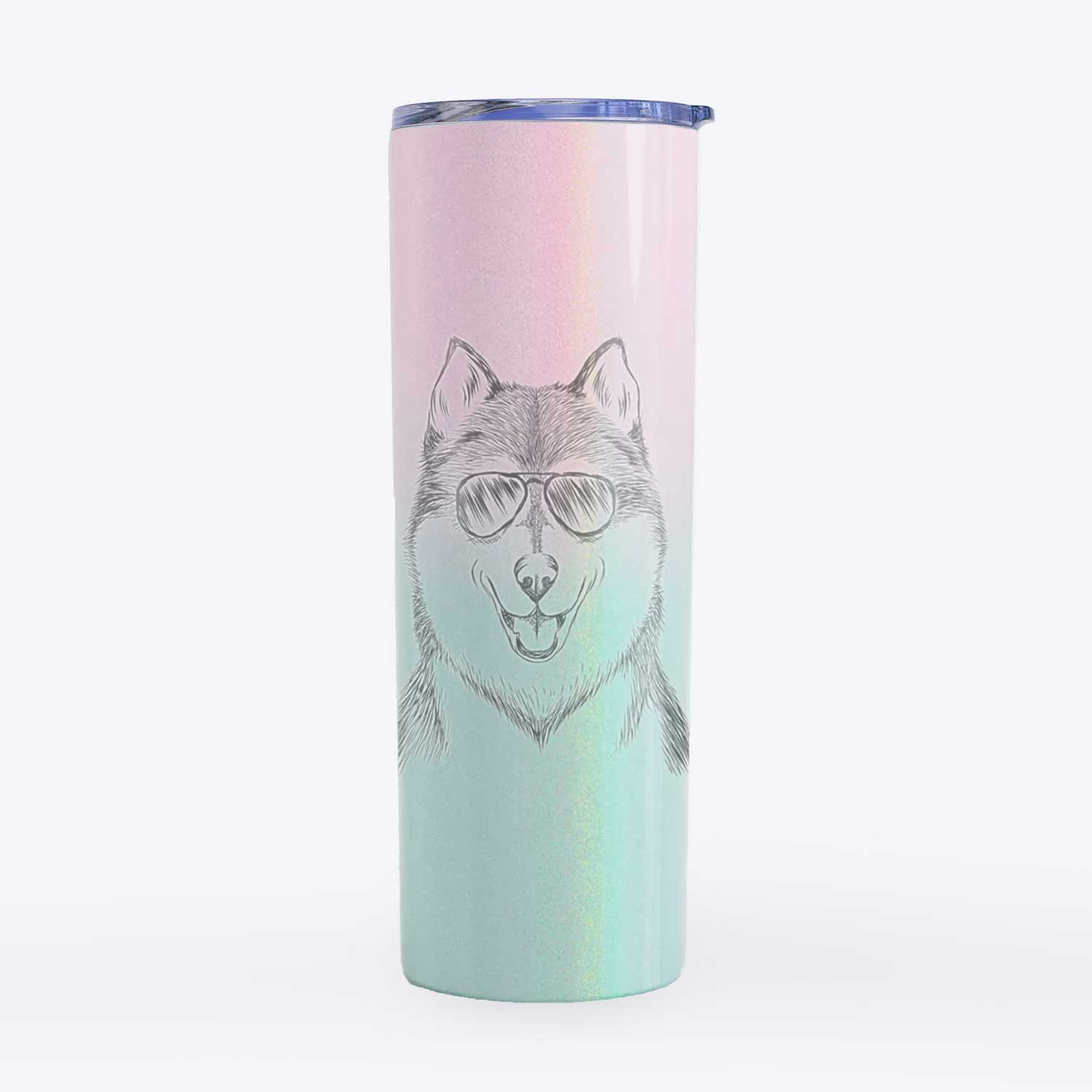 Koda the Siberian Husky - 20oz Skinny Tumbler