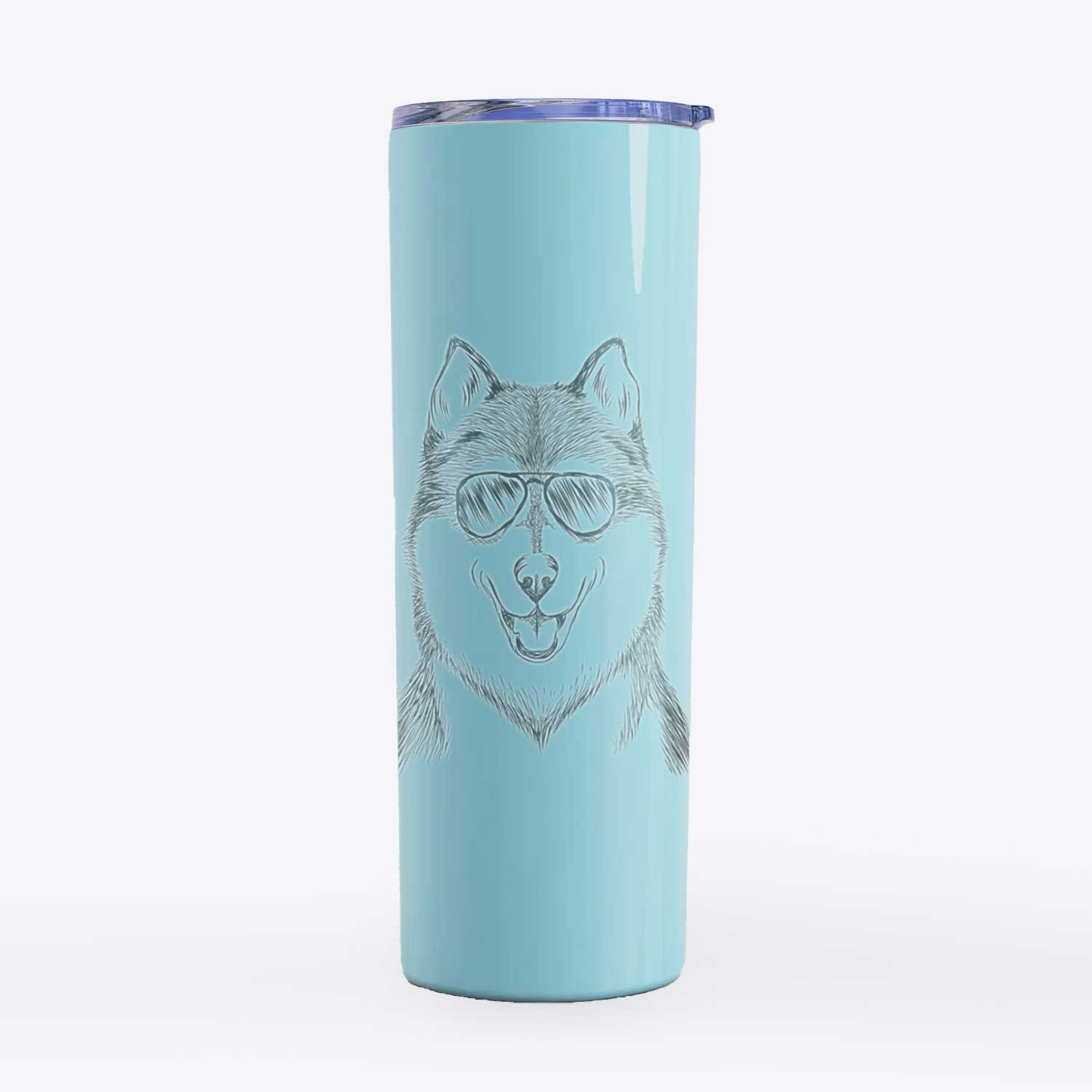 Koda the Siberian Husky - 20oz Skinny Tumbler