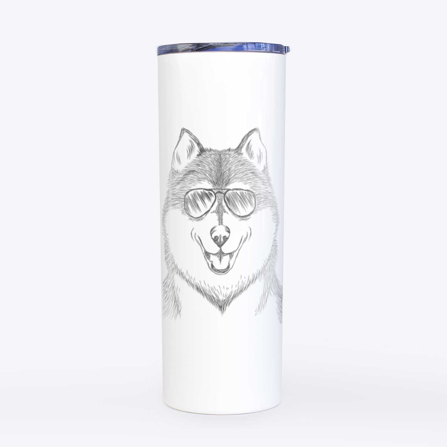 Koda the Siberian Husky - 20oz Skinny Tumbler