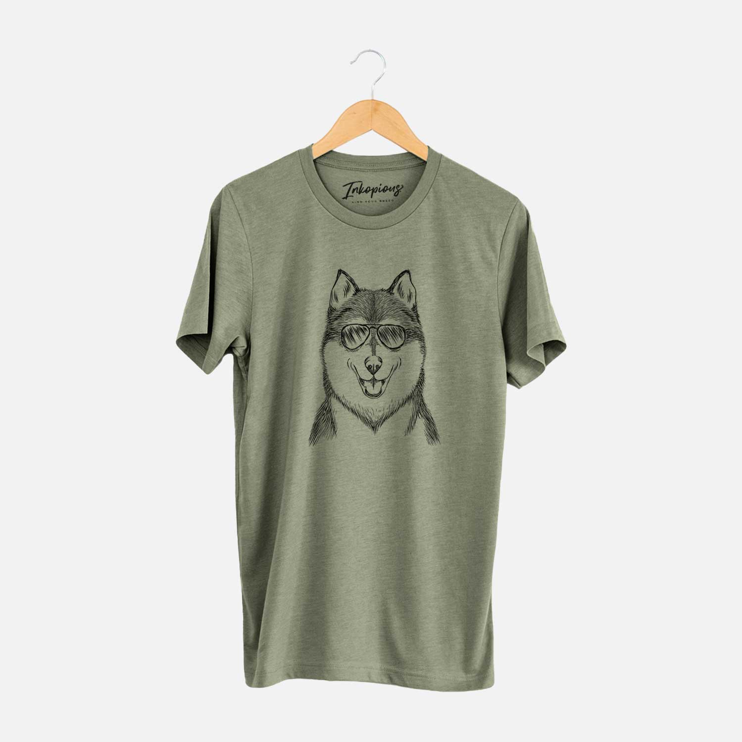 Aviator Koda the Siberian Husky - Unisex Crewneck