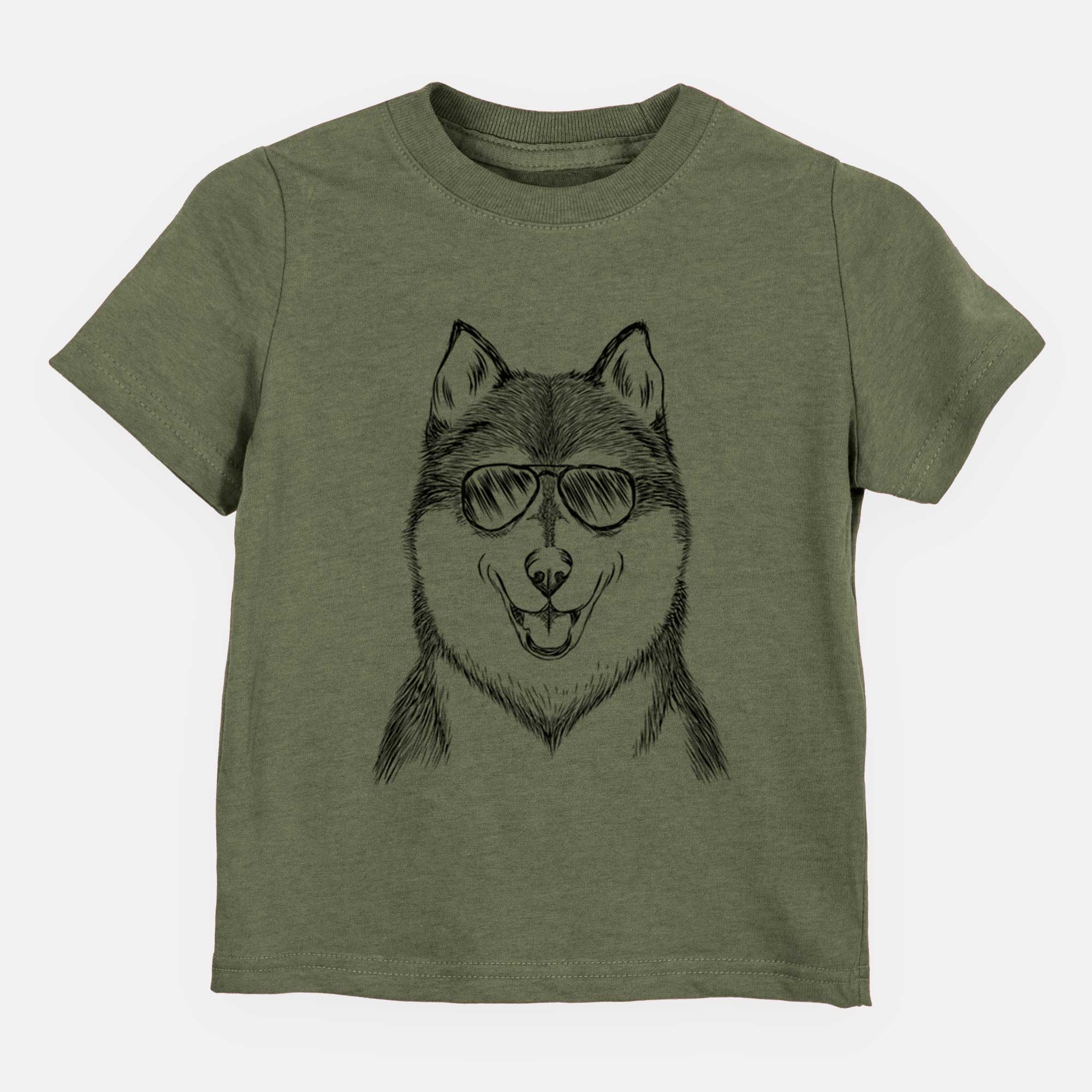 Aviator Koda the Siberian Husky - Kids/Youth/Toddler Shirt