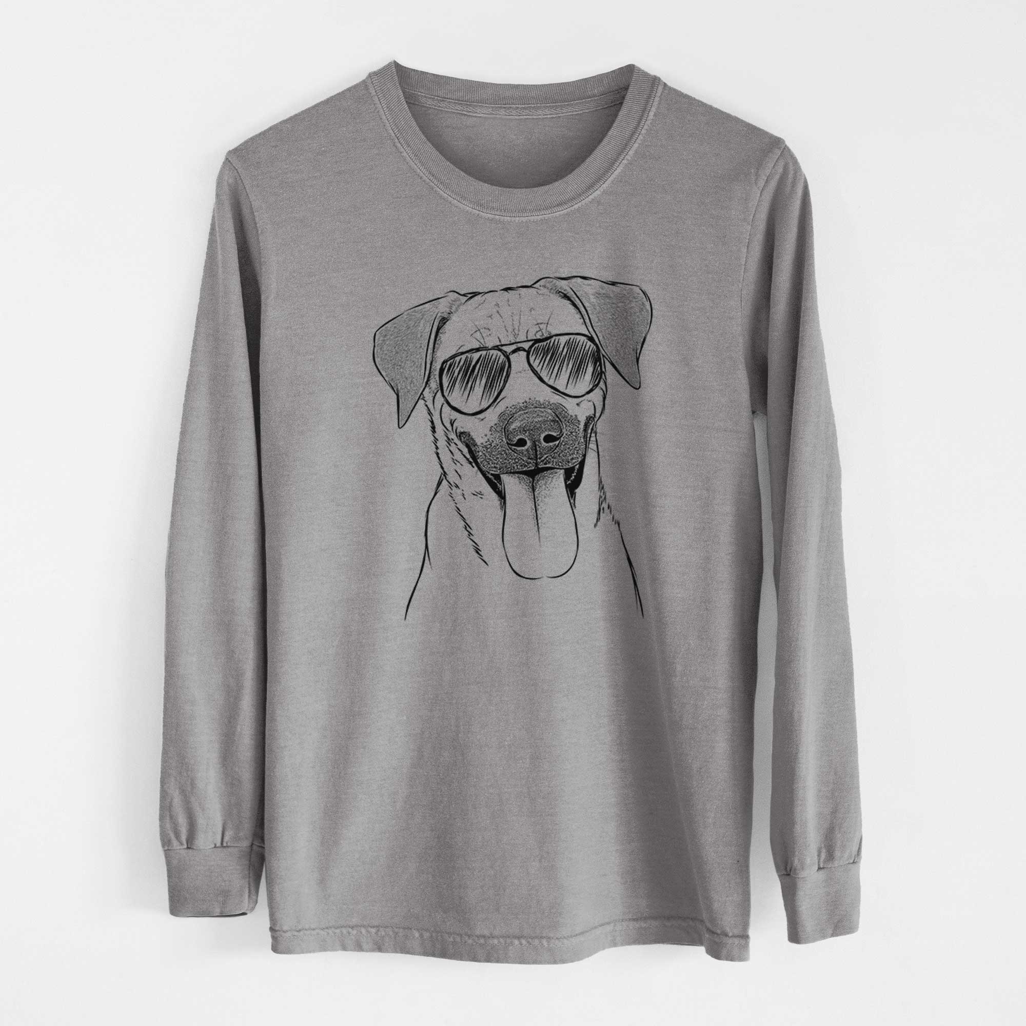 Aviators Koda the Black Mouth Cur - Heavyweight 100% Cotton Long Sleeve