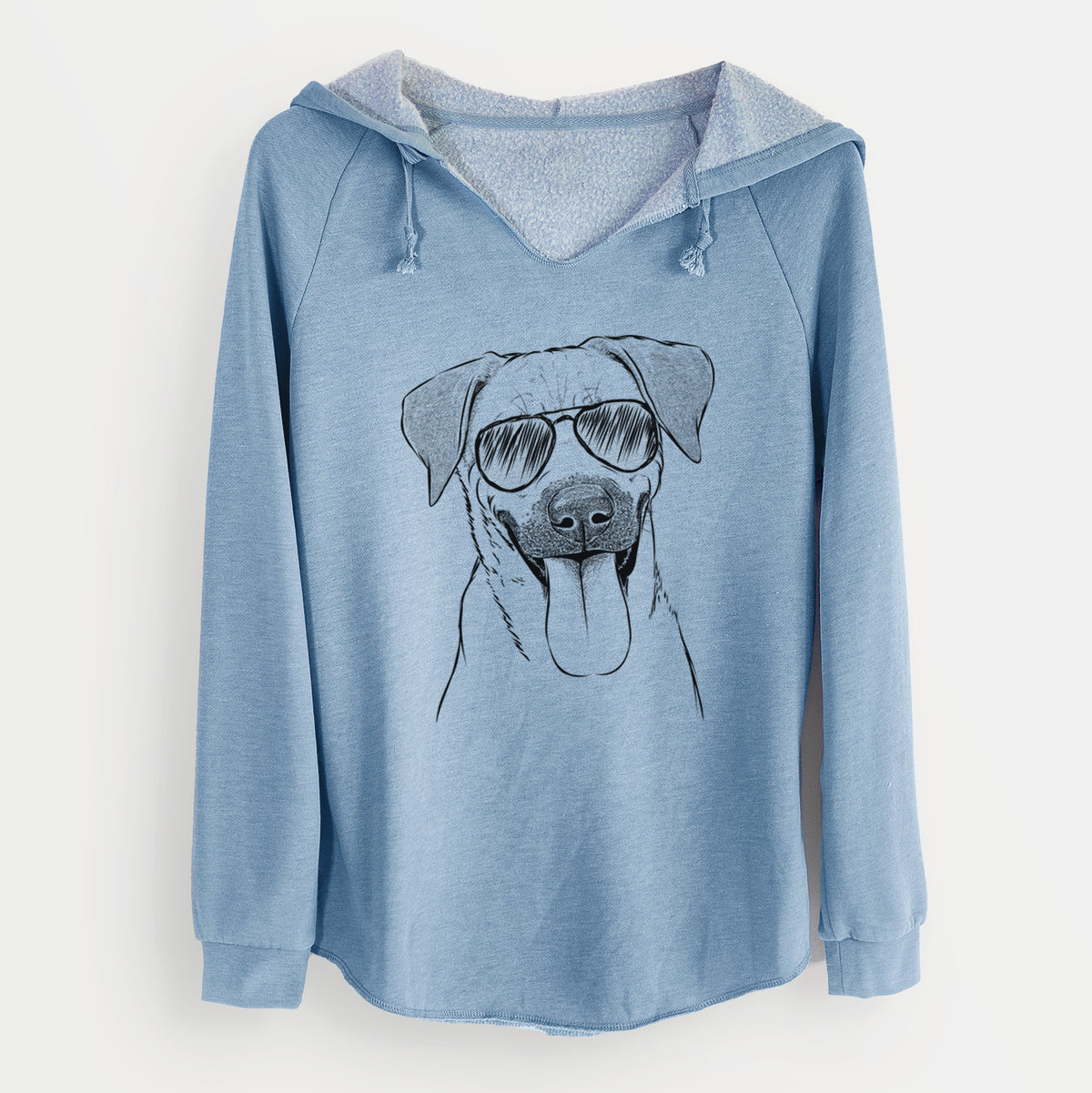 Aviator Koda the Black Mouth Cur - Cali Wave Hooded Sweatshirt