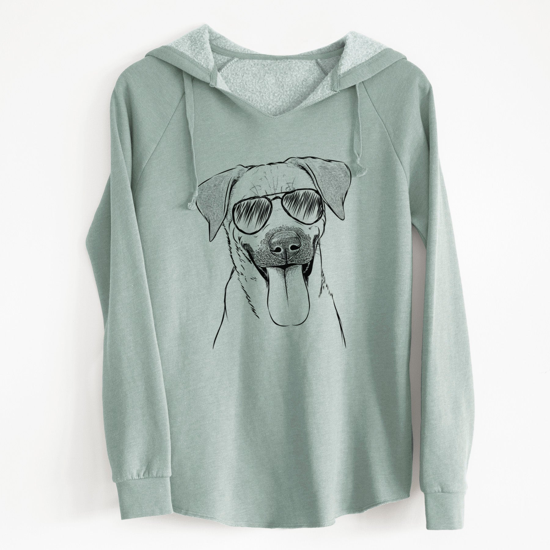 Aviator Koda the Black Mouth Cur - Cali Wave Hooded Sweatshirt