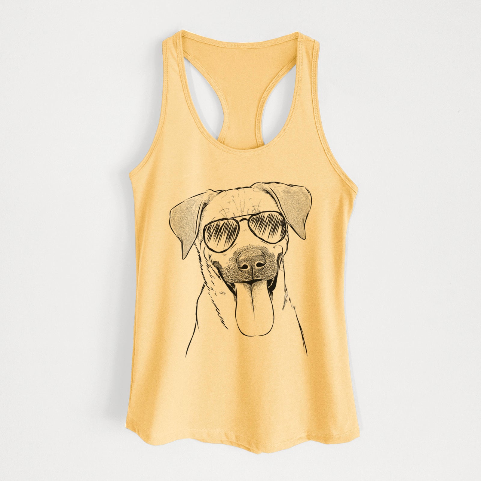 Koda the Black Mouth Cur - Women's Racerback Tanktop