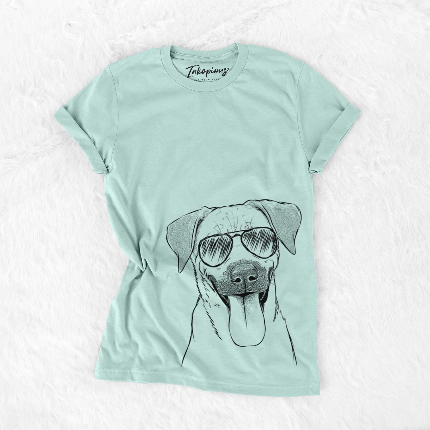 Aviator Koda the Black Mouth Cur - Unisex Crewneck