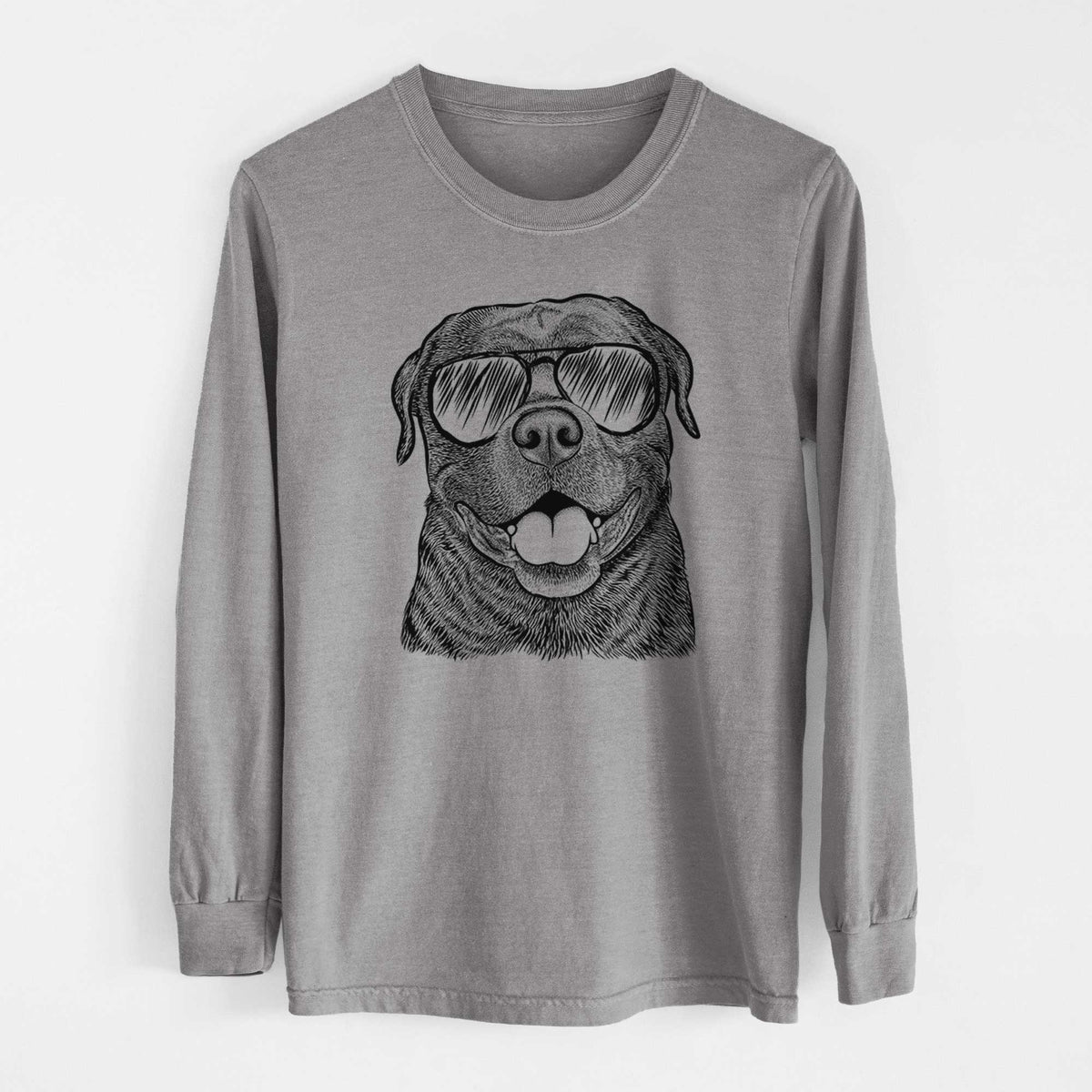Aviators Kojak the Rottweiler - Heavyweight 100% Cotton Long Sleeve