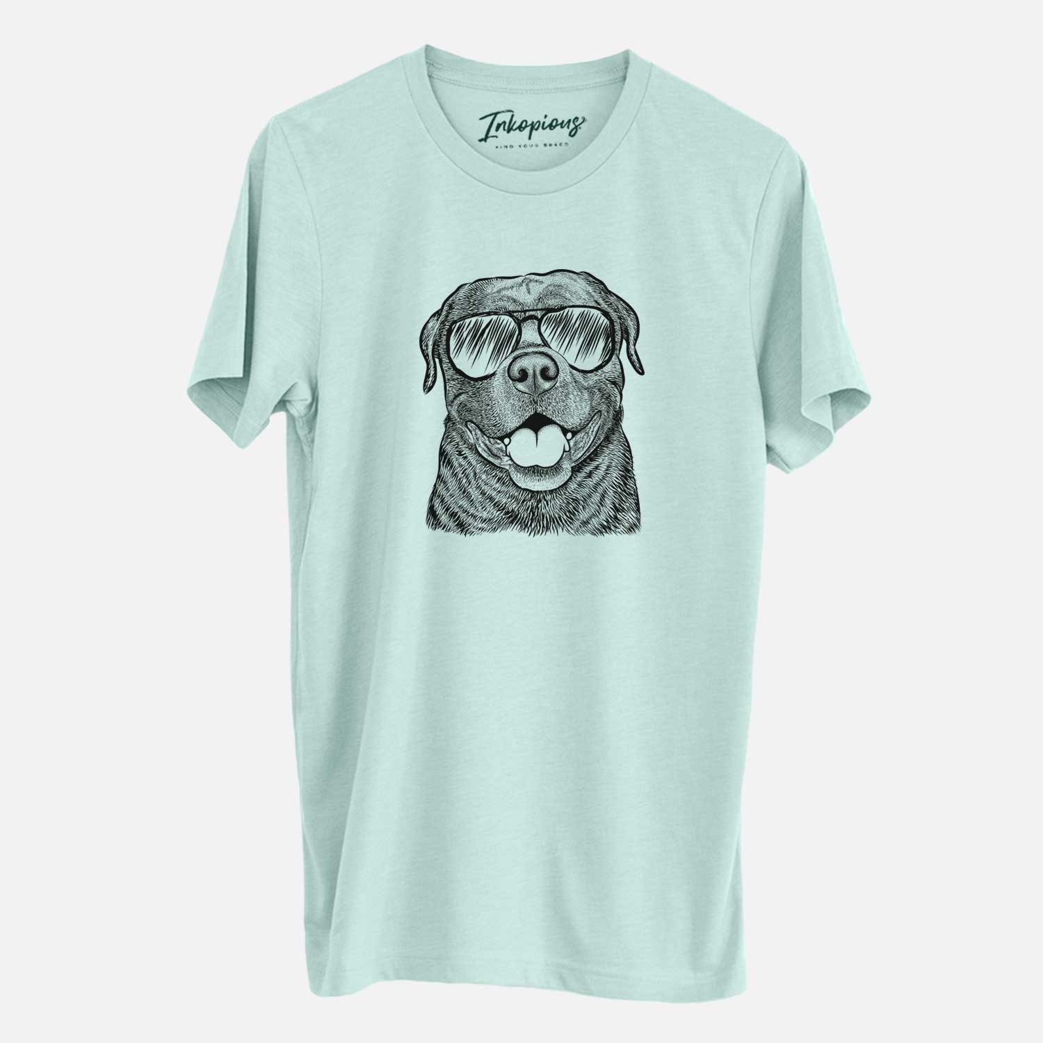 Aviator Kojak the Rottweiler - Unisex Crewneck