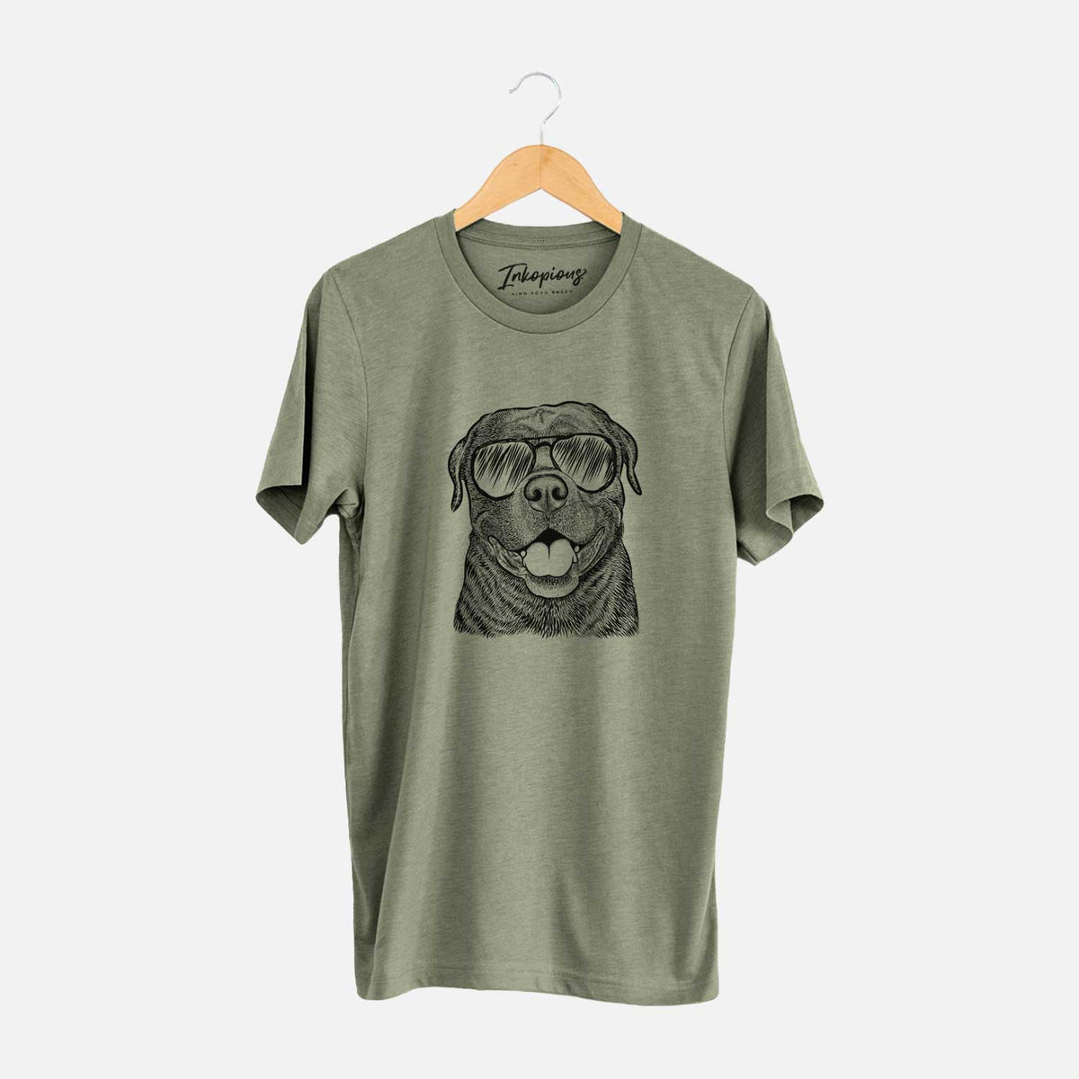 Aviator Kojak the Rottweiler - Unisex Crewneck